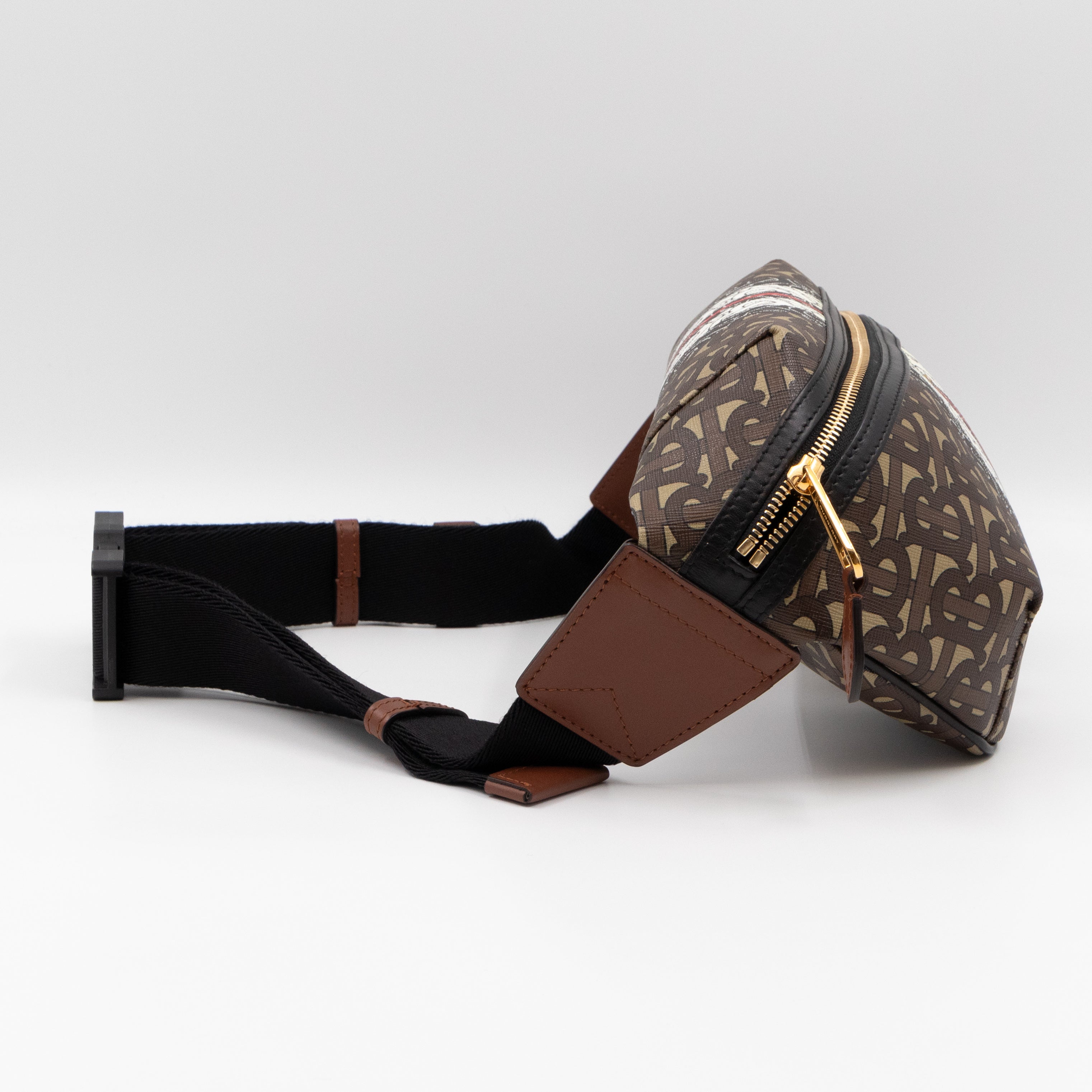 Medium TB Monogram E-canvas Bum Bag