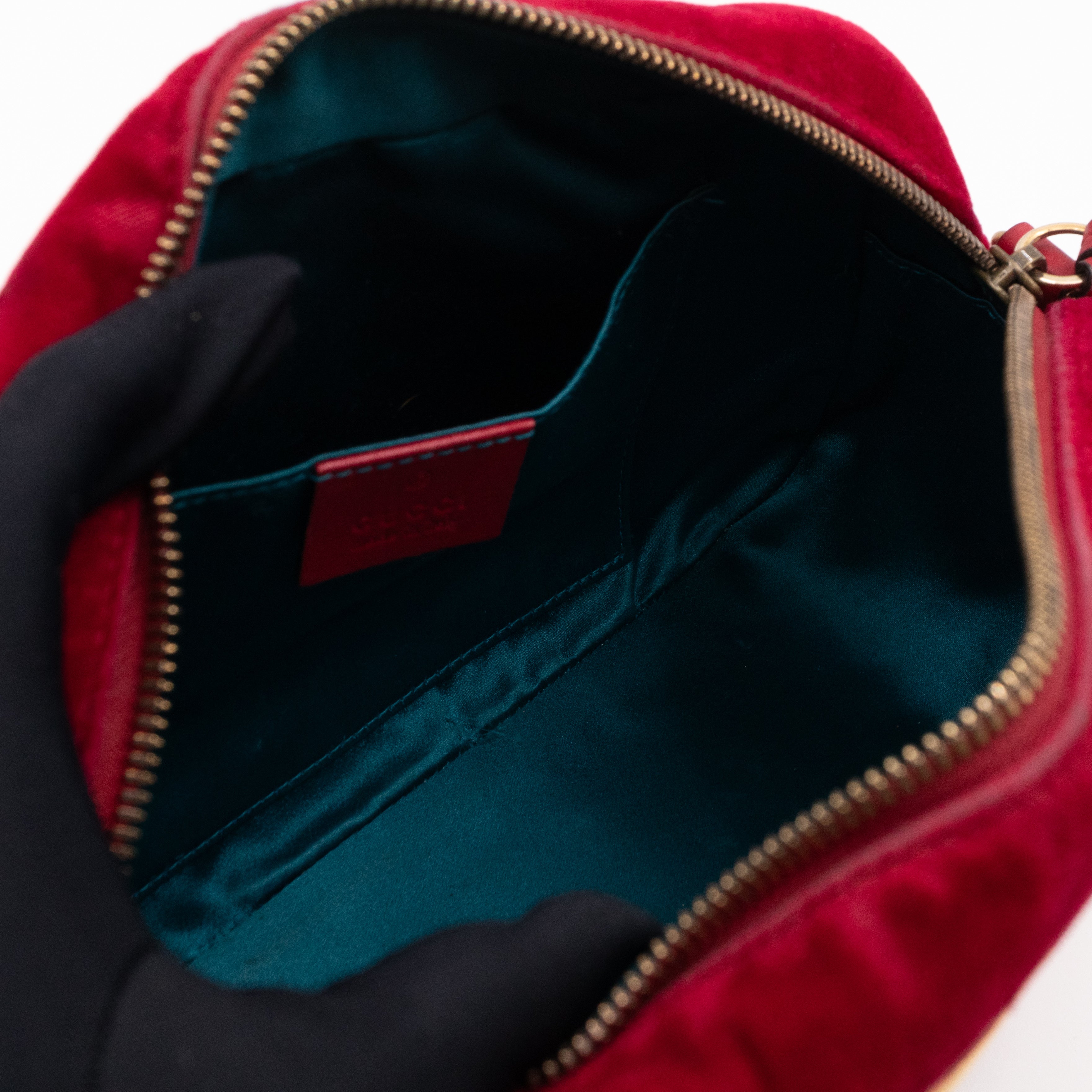 GG Marmont Mini Red Velvet