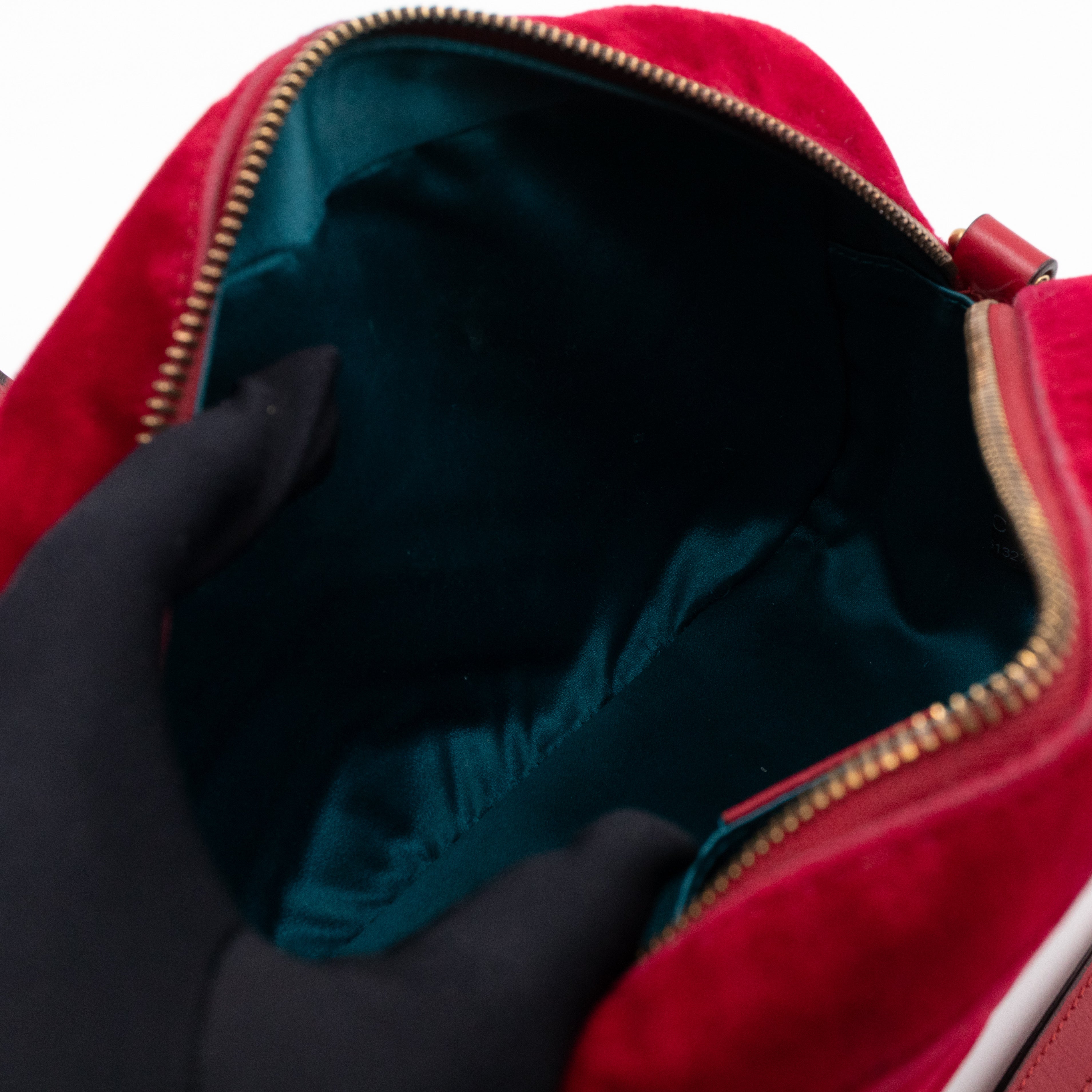 GG Marmont Mini Red Velvet