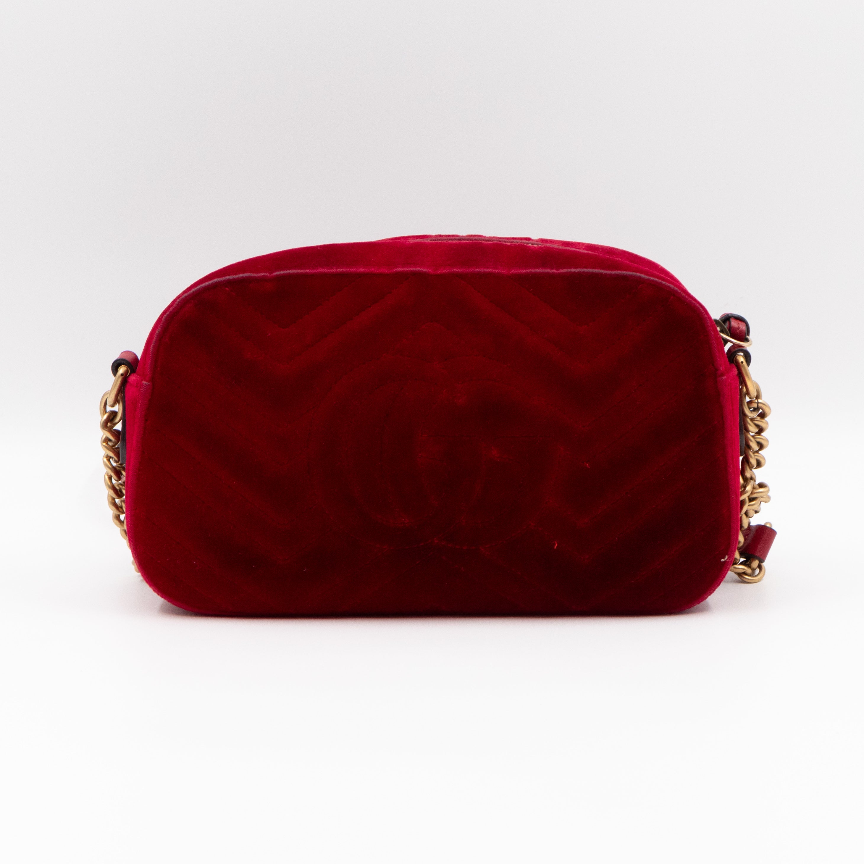 GG Marmont Mini Red Velvet