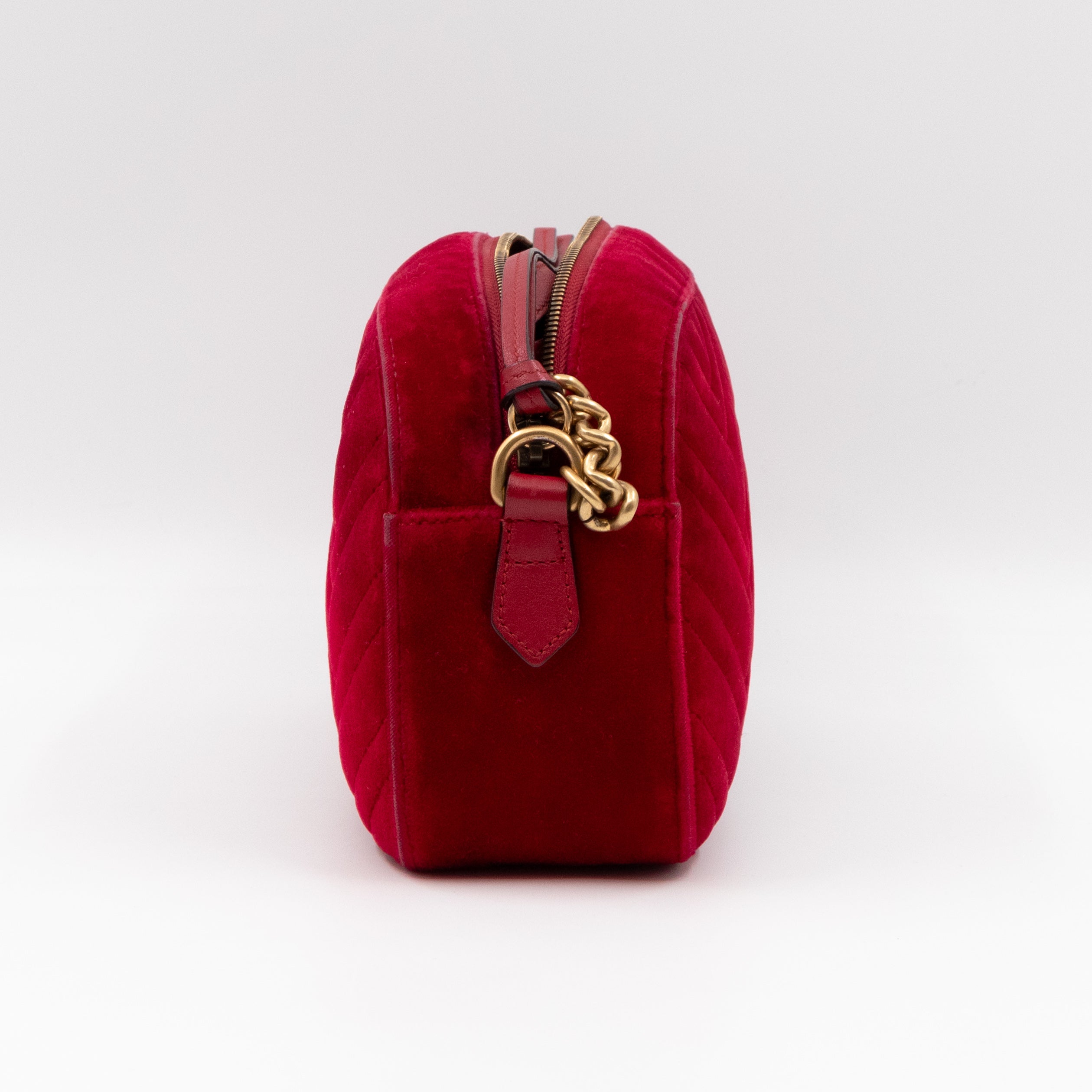 GG Marmont Mini Red Velvet