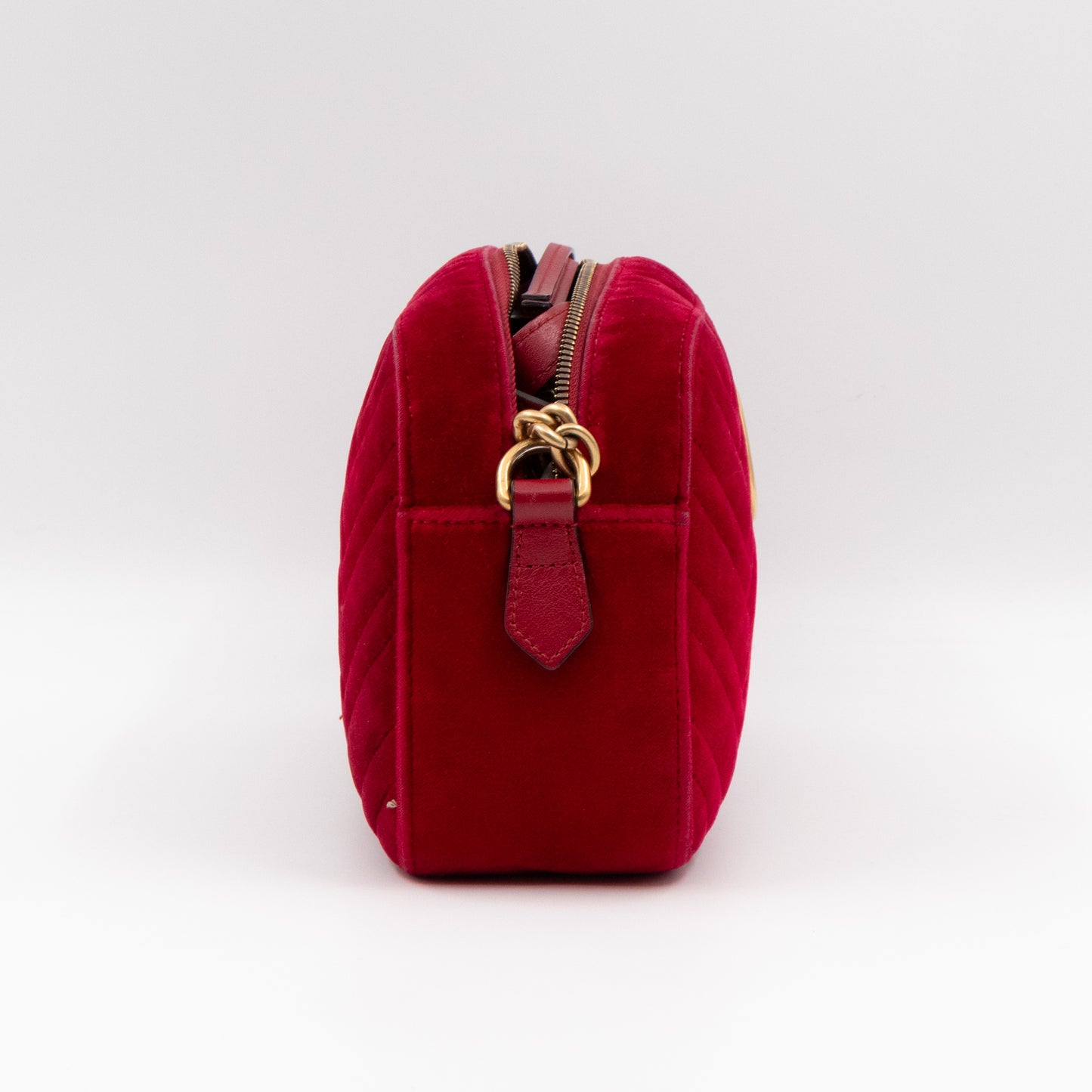 GG Marmont Mini Red Velvet