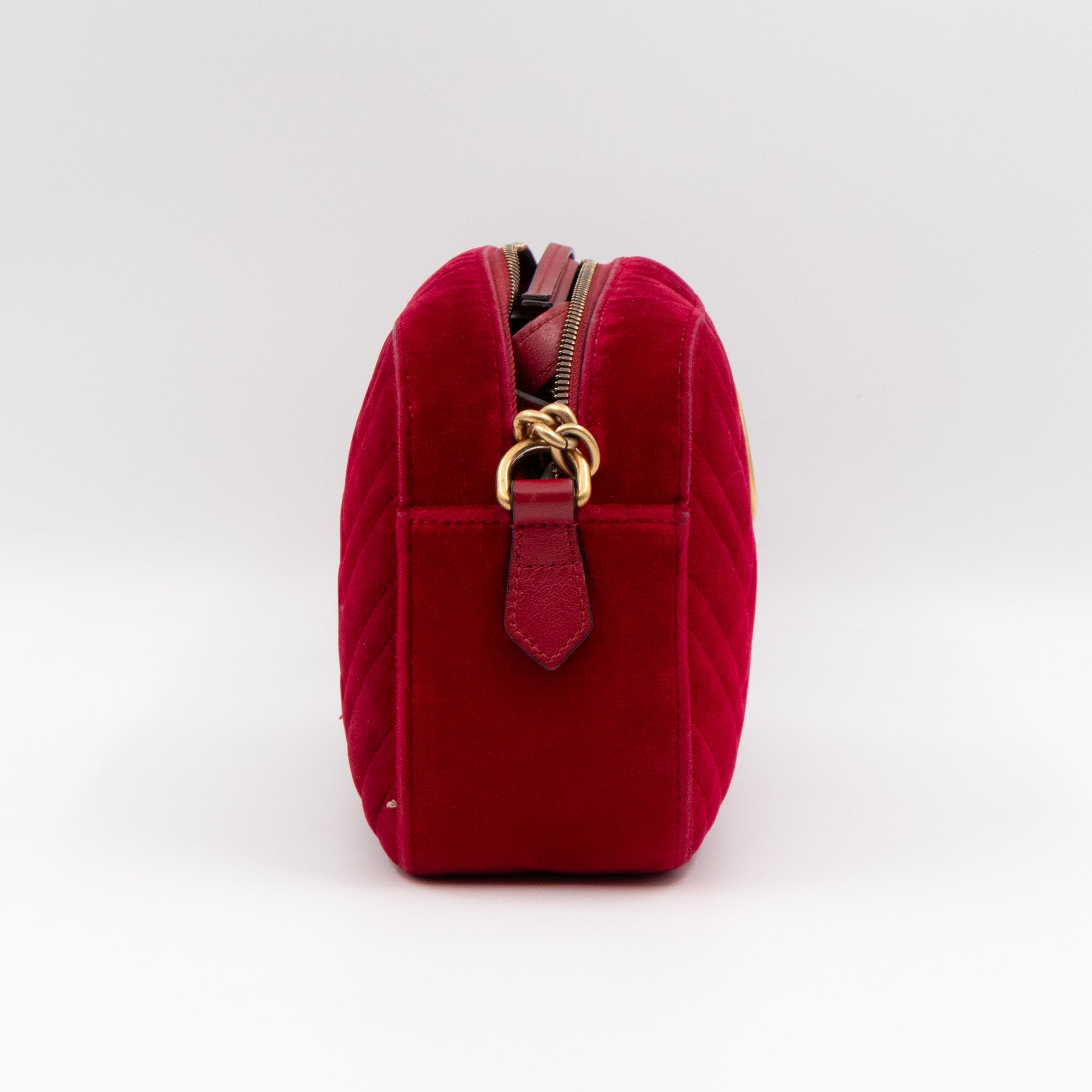 GG Marmont Mini Red Velvet