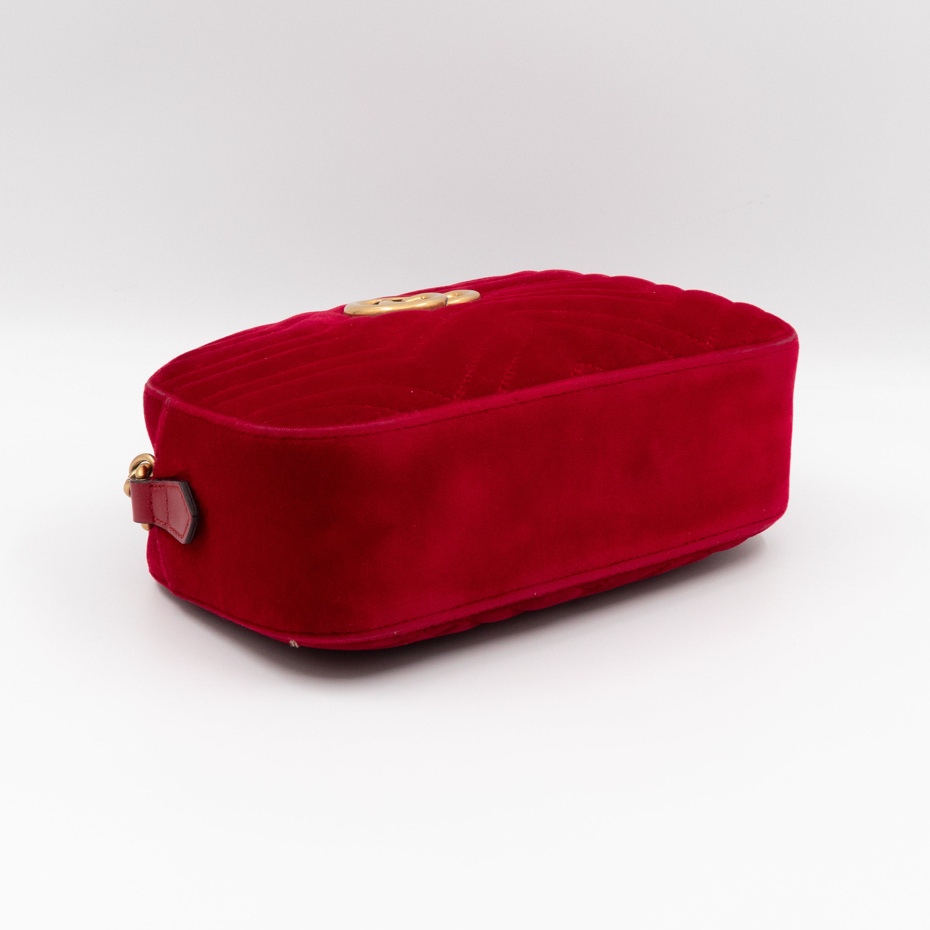 GG Marmont Mini Red Velvet