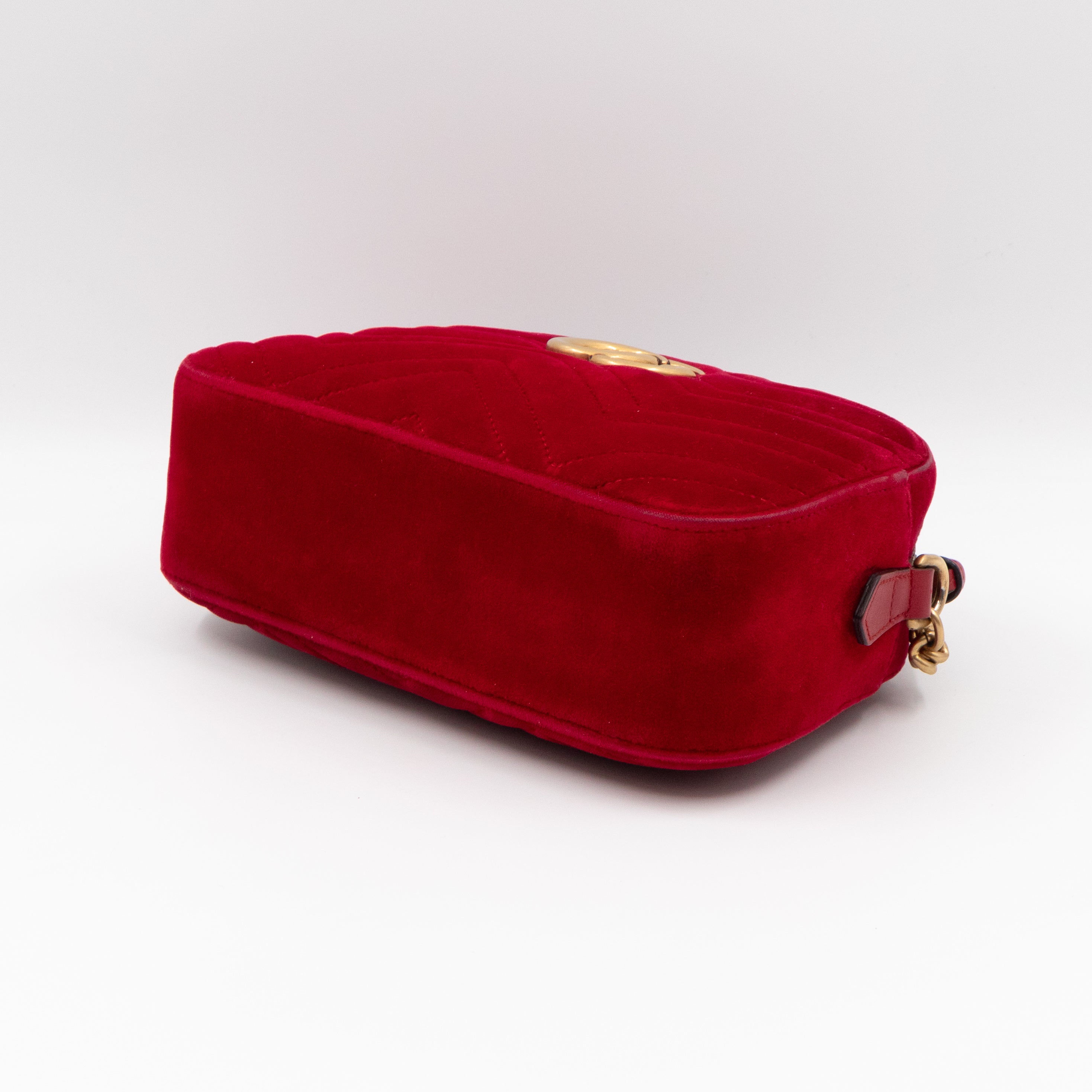 GG Marmont Mini Red Velvet