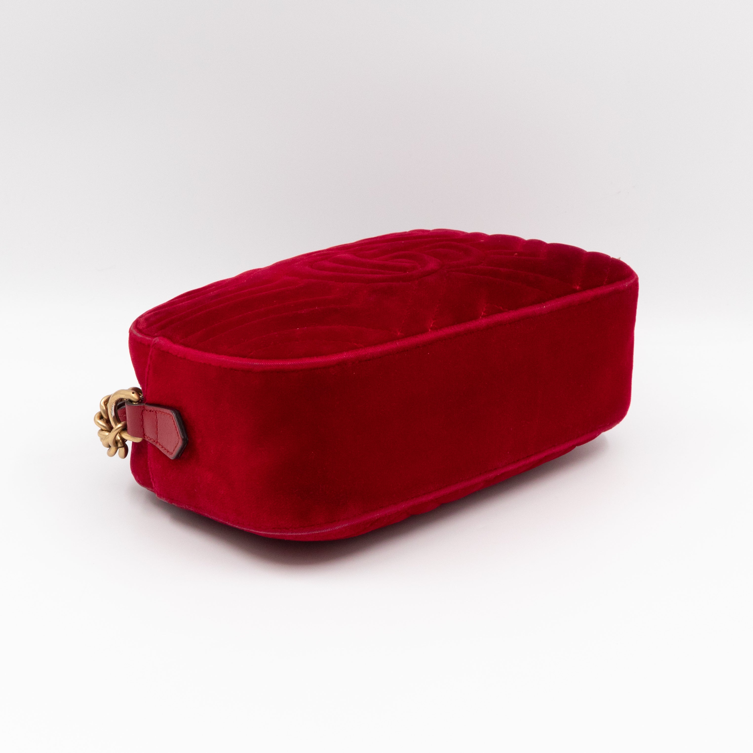 GG Marmont Mini Red Velvet