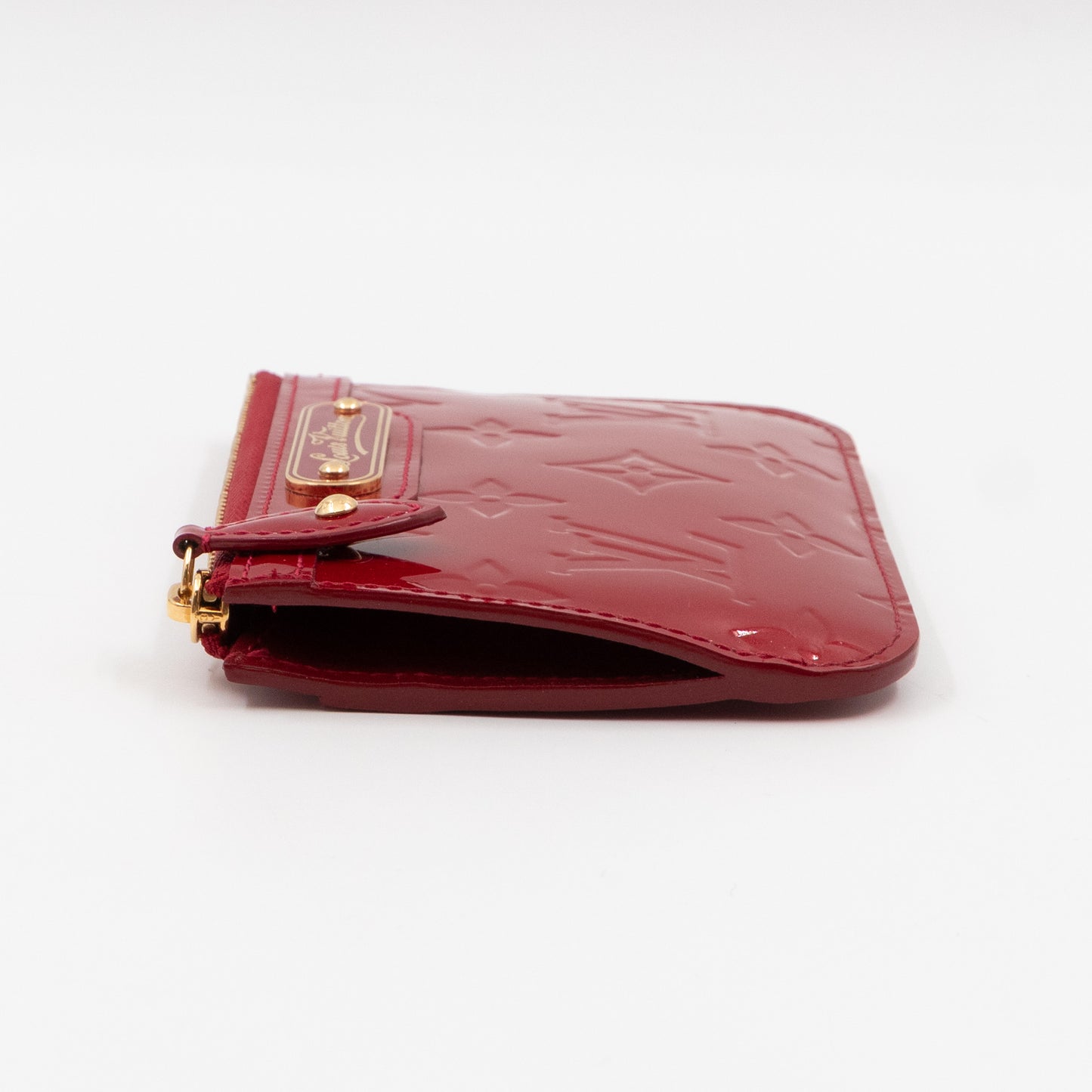 Key Pouch Vernis Red