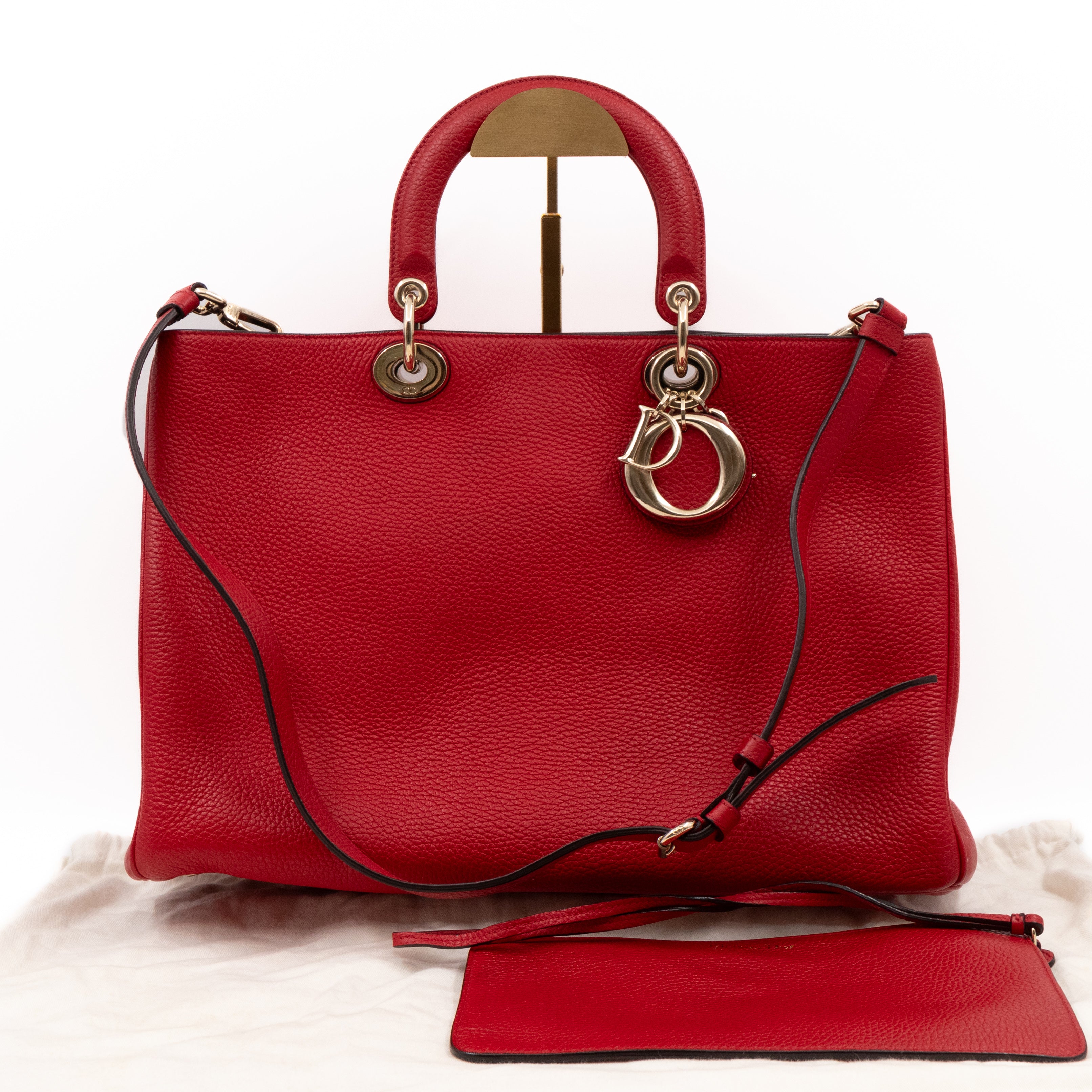 Diorissimo Medium Red Leather