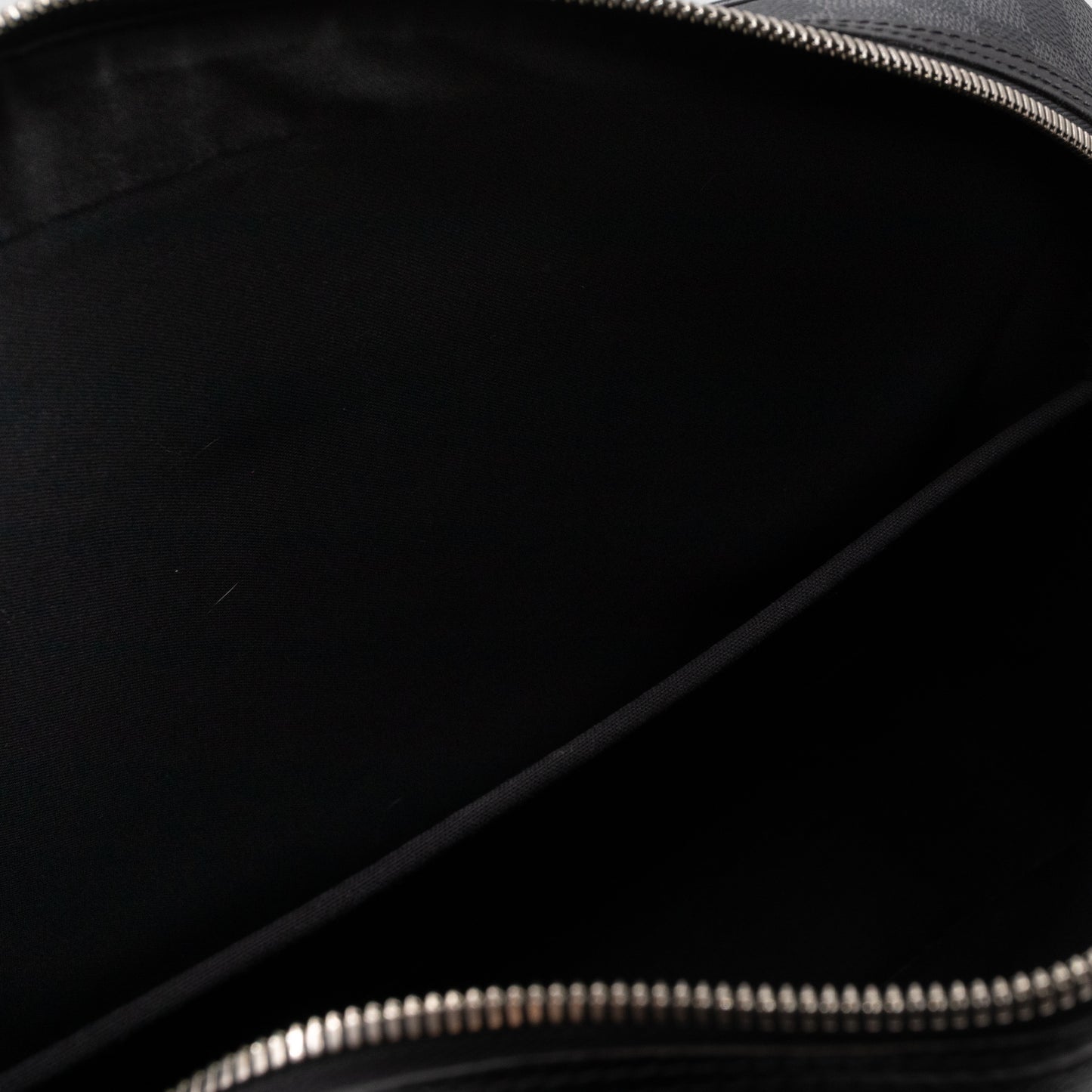 Porte Documents Voyage Damier Graphite