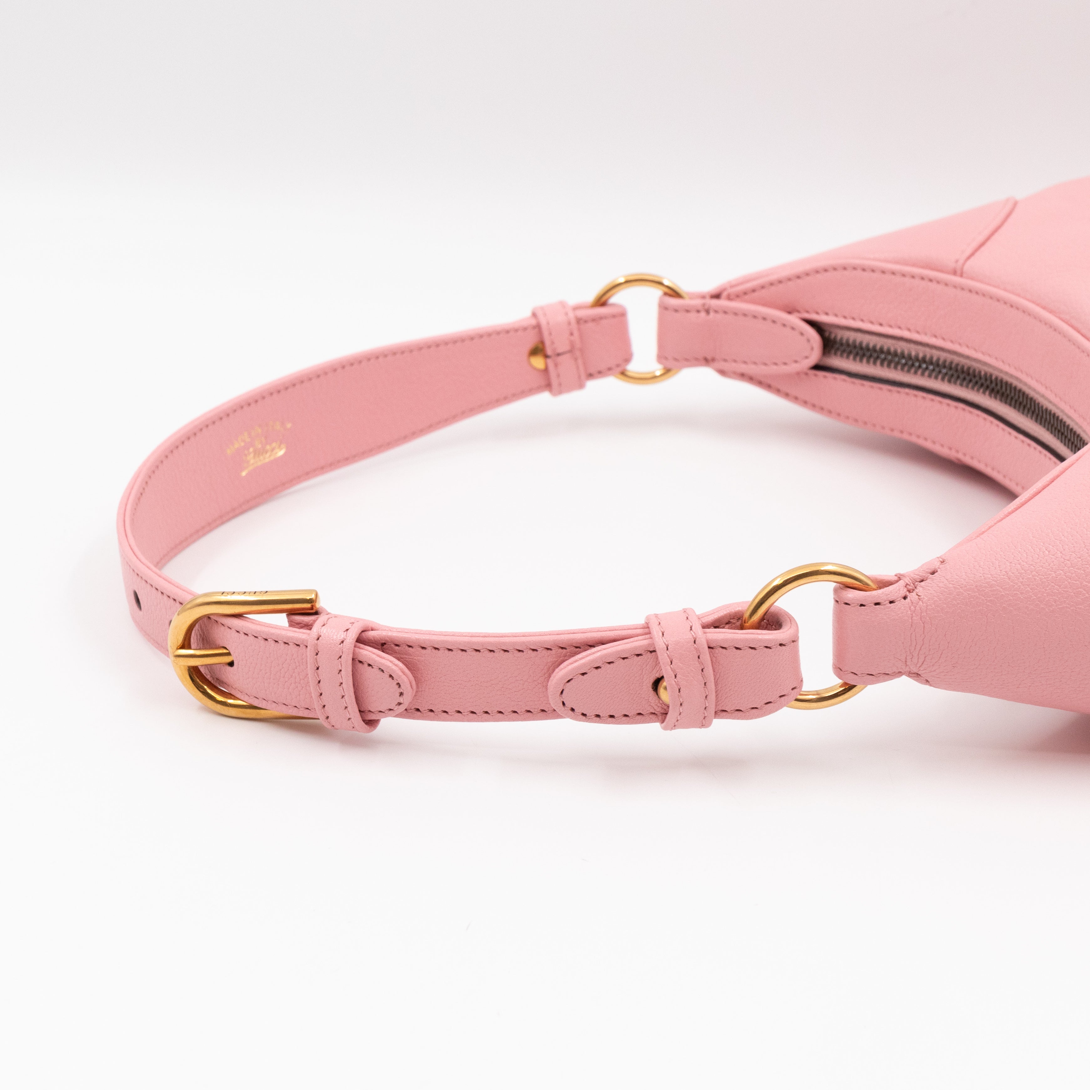 Aphrodite Small Shoulder Bag Light Pink Leather