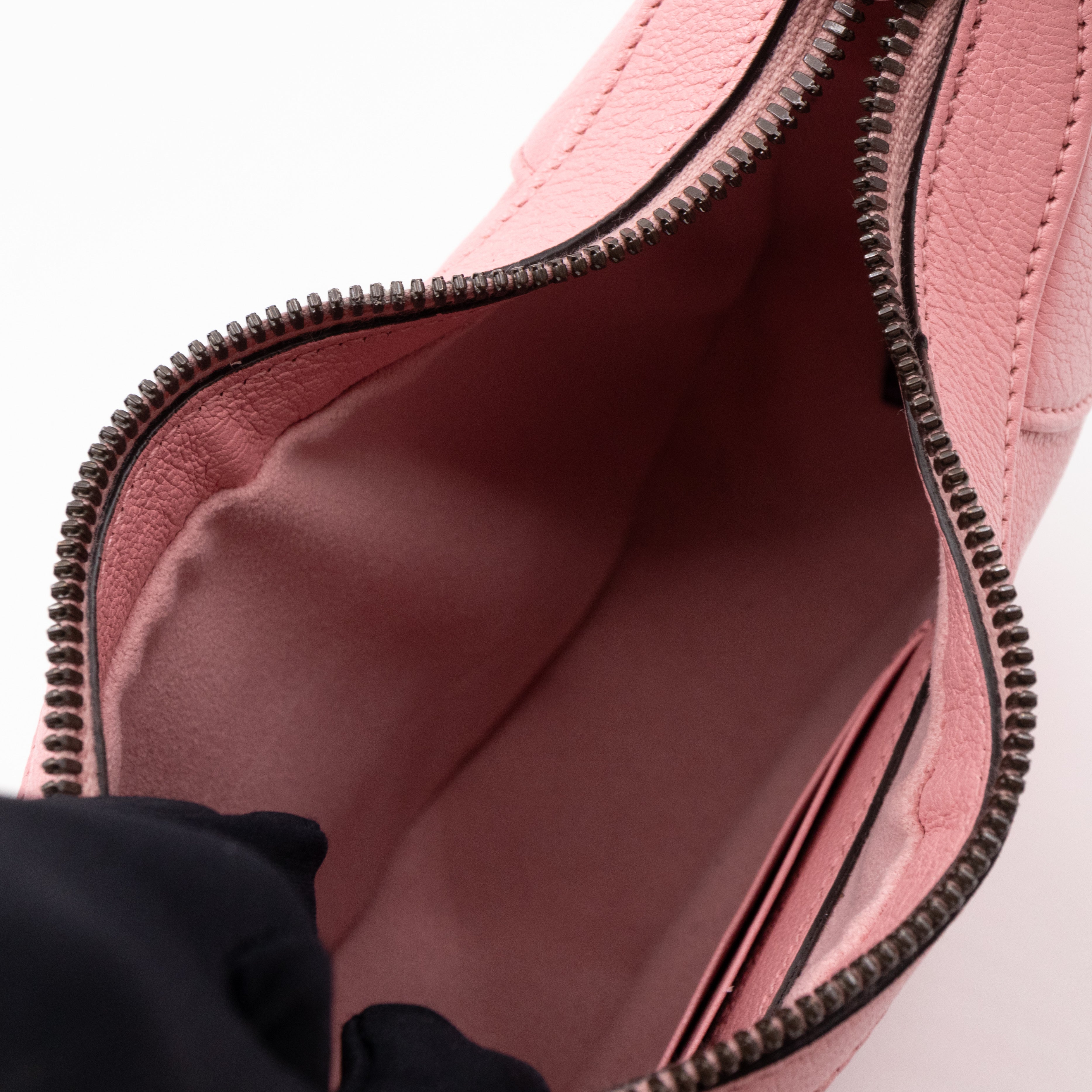 Aphrodite Small Shoulder Bag Light Pink Leather