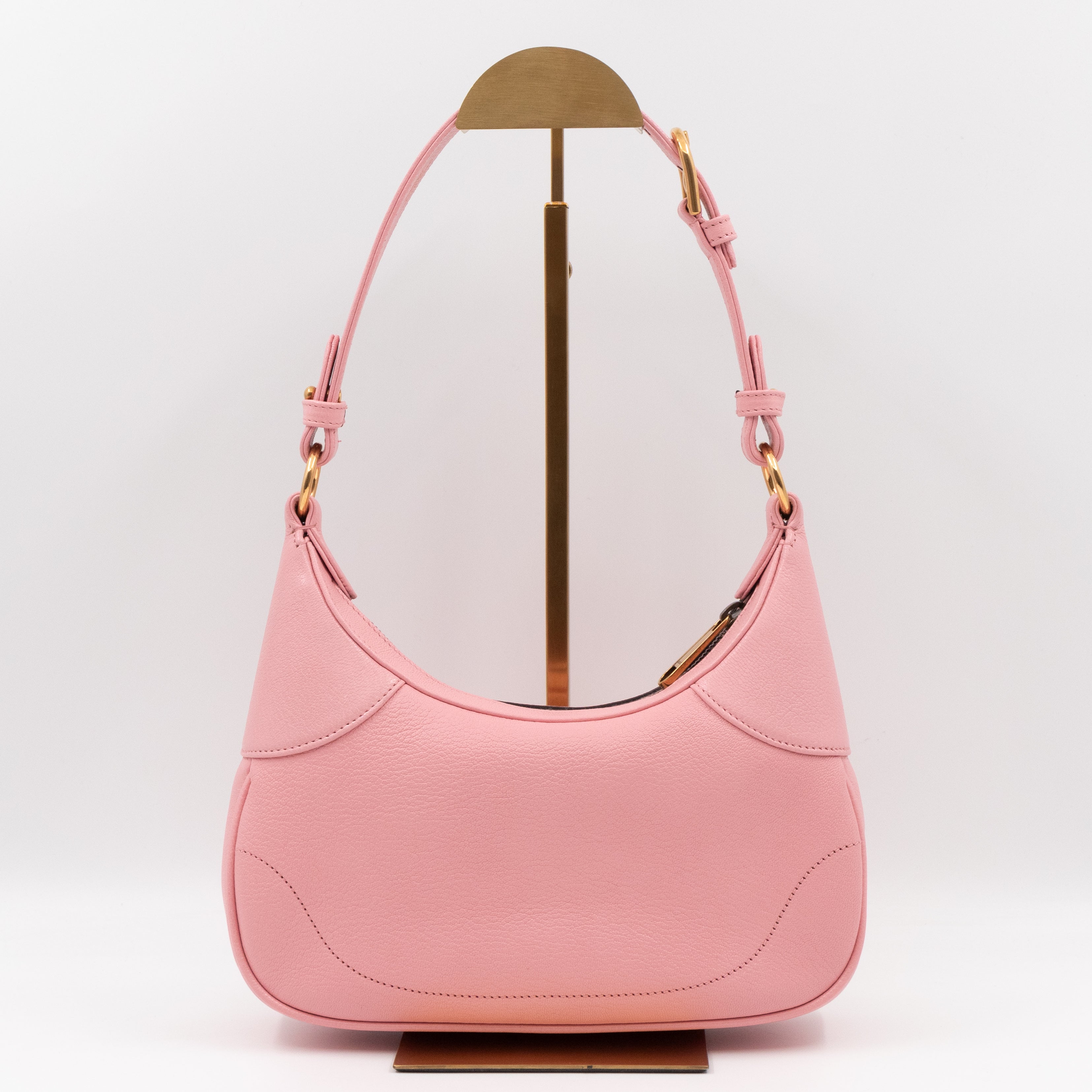 Aphrodite Small Shoulder Bag Light Pink Leather