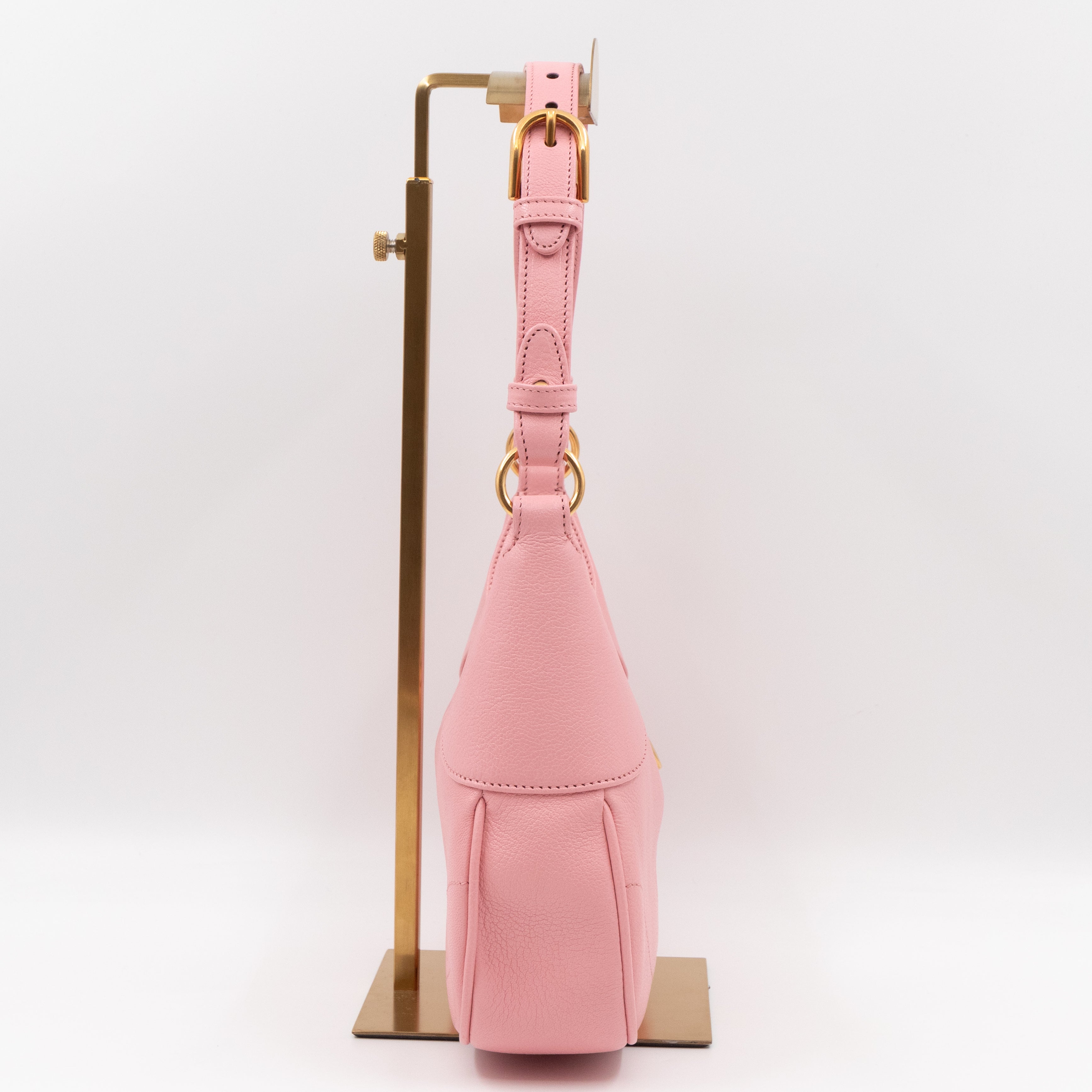 Aphrodite Small Shoulder Bag Light Pink Leather