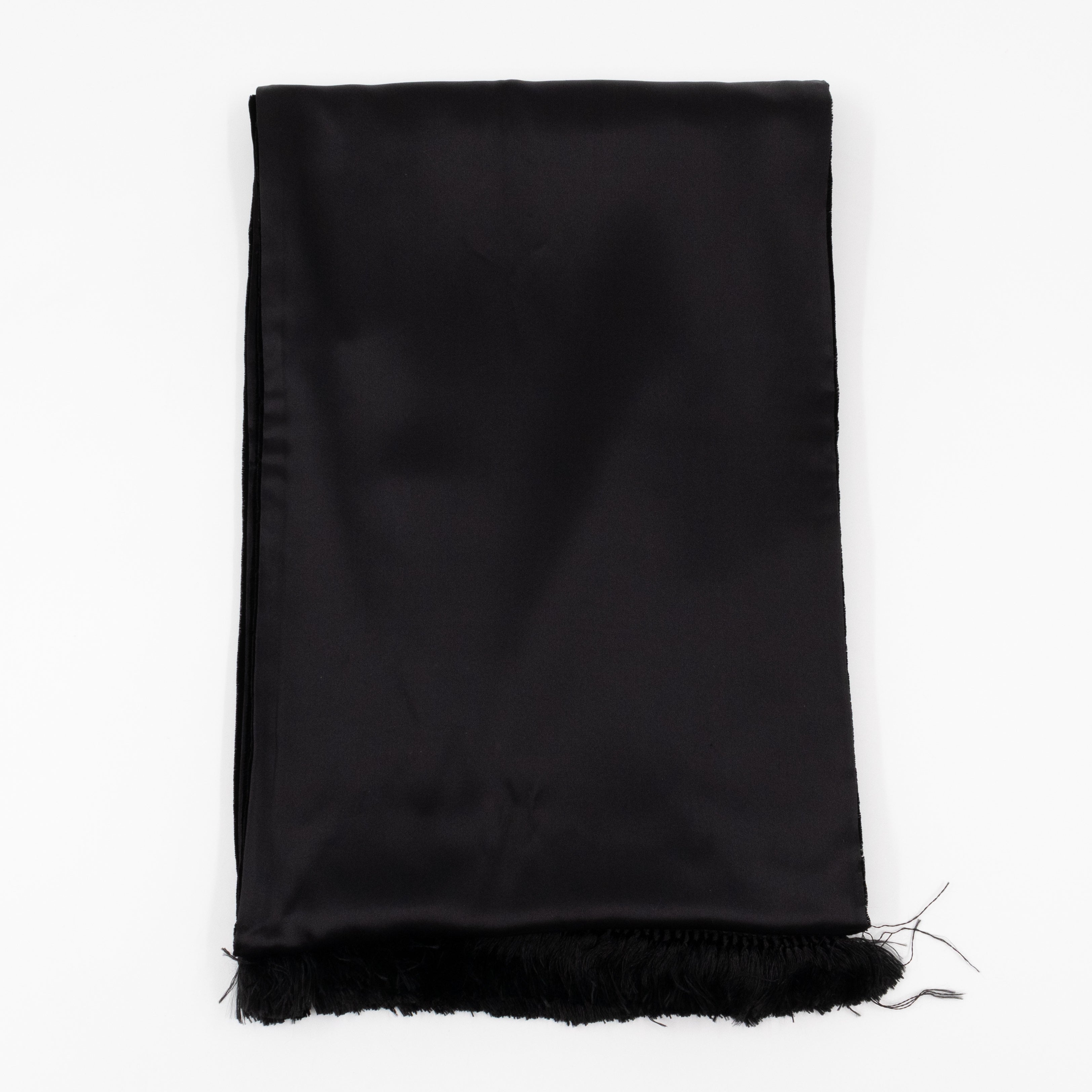 Velvet Stole Scarf Black