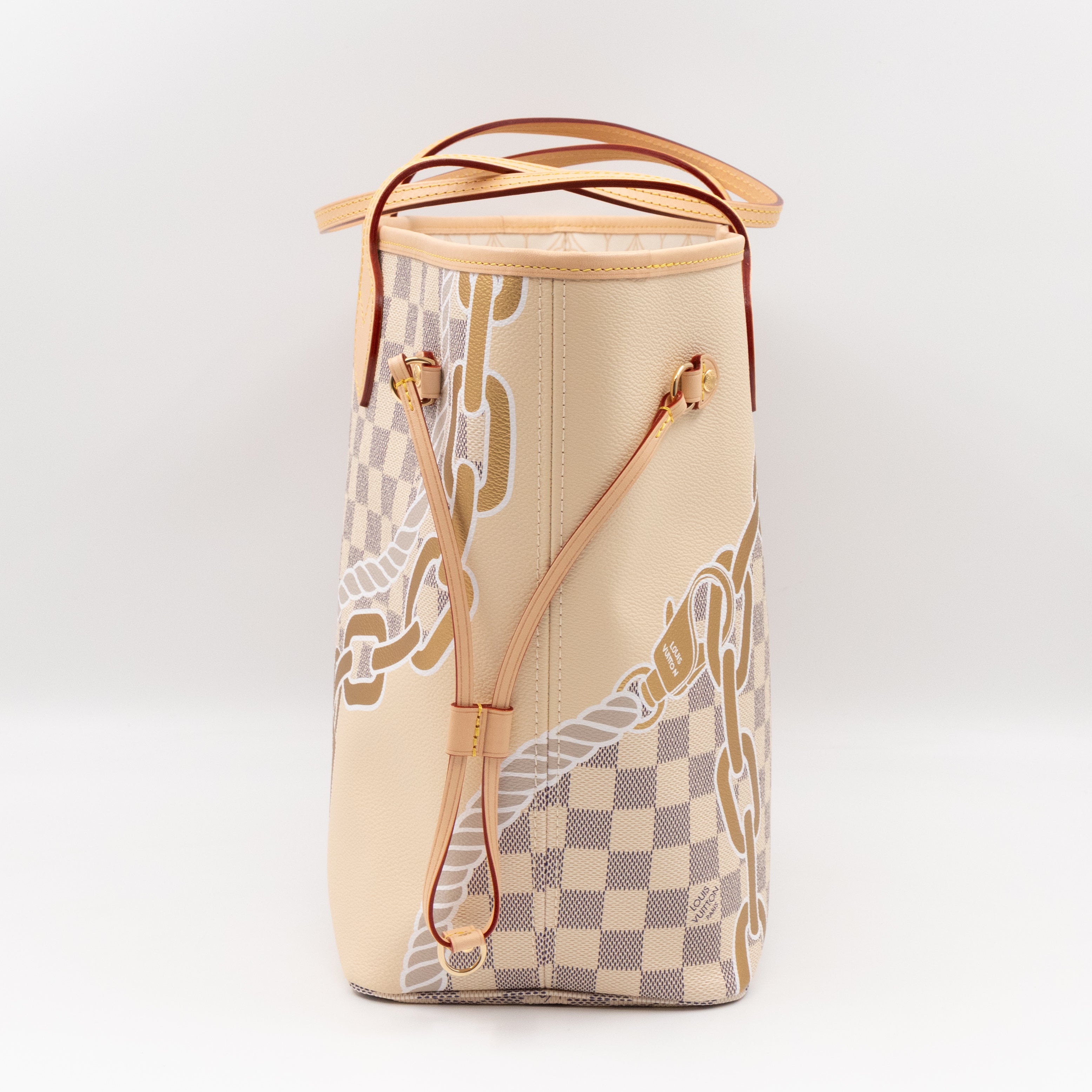 Neverfull MM Damier Azur Nautical Ropes