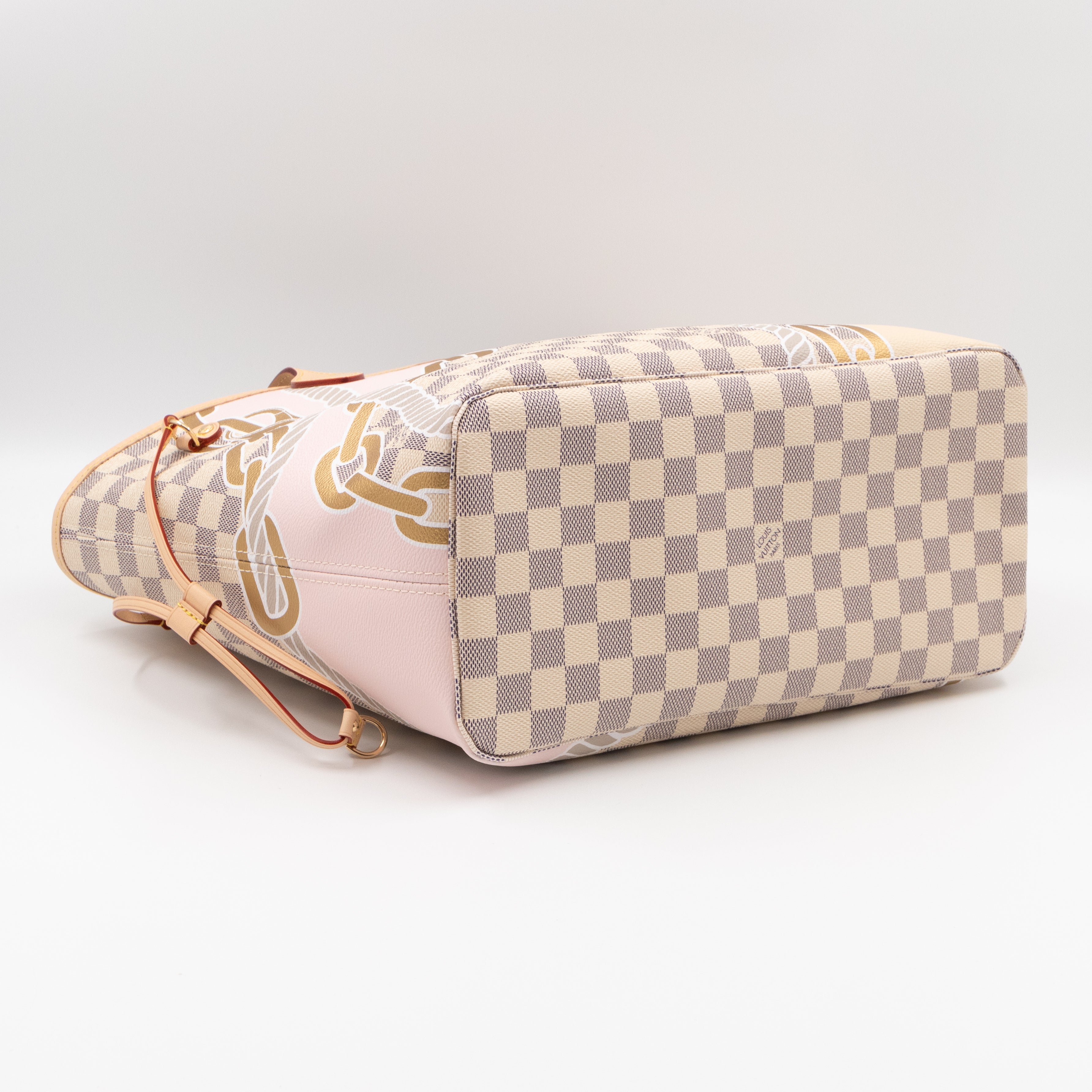 Neverfull MM Damier Azur Nautical Ropes