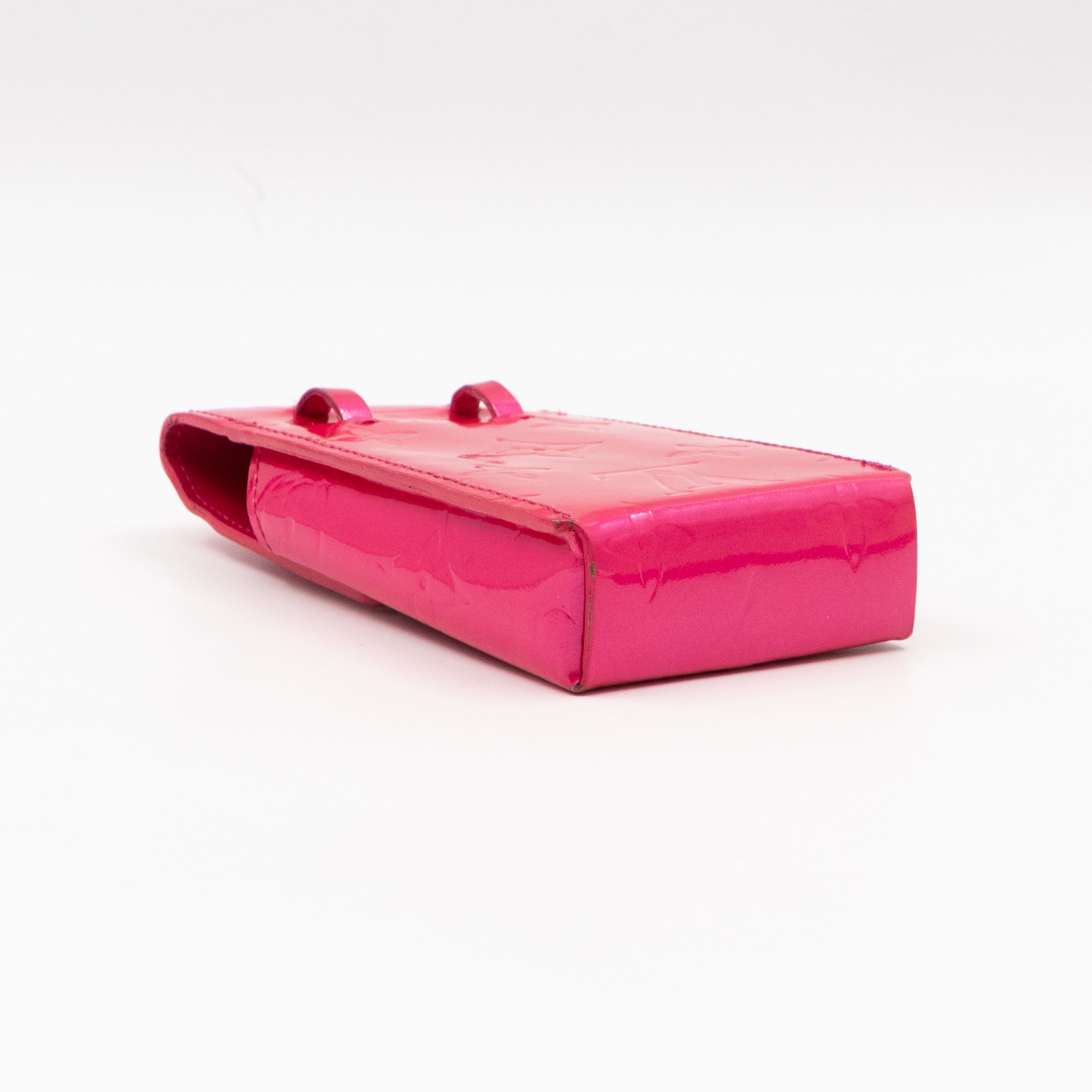 Cigarette Case Pink Vernis Leather