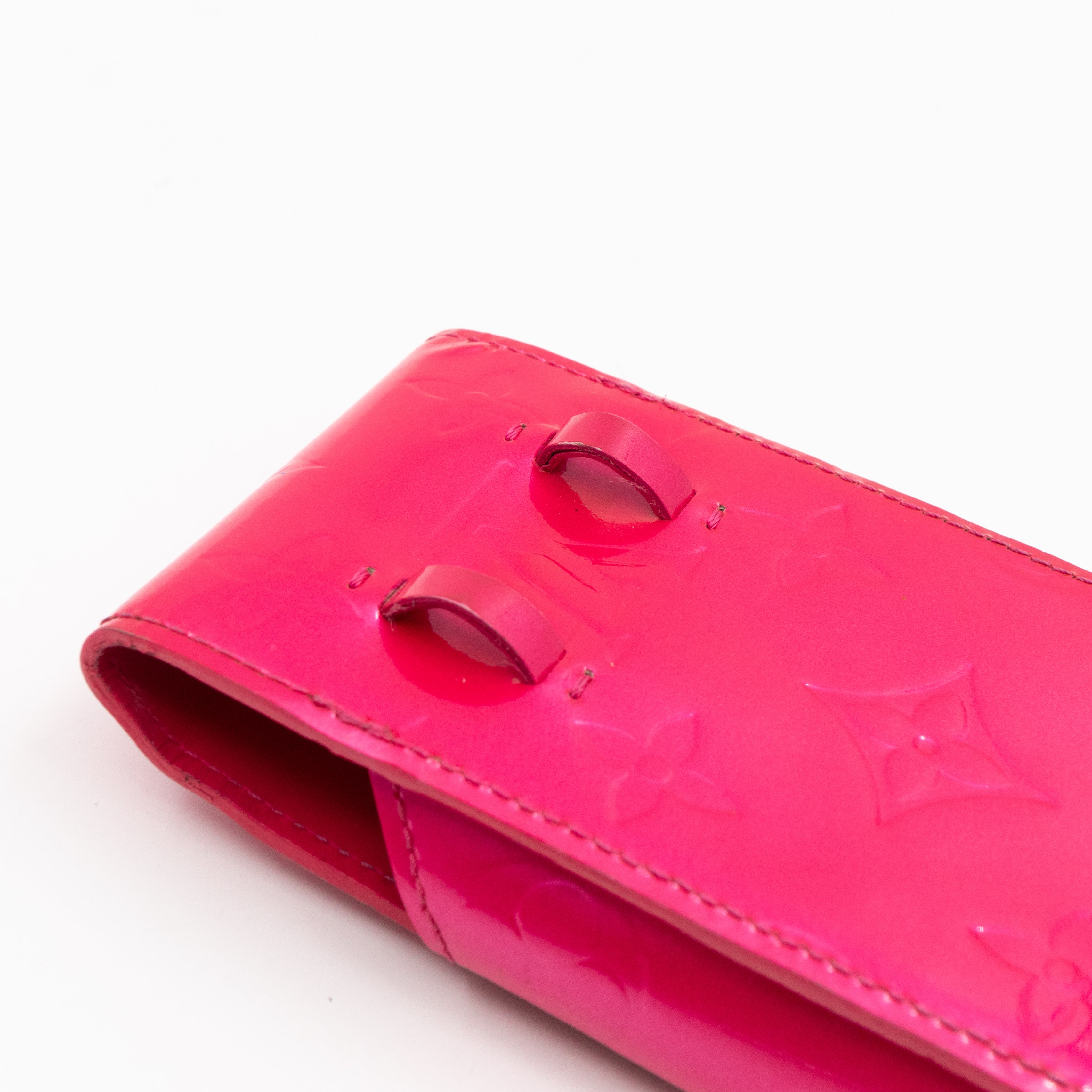 Cigarette Case Pink Vernis Leather