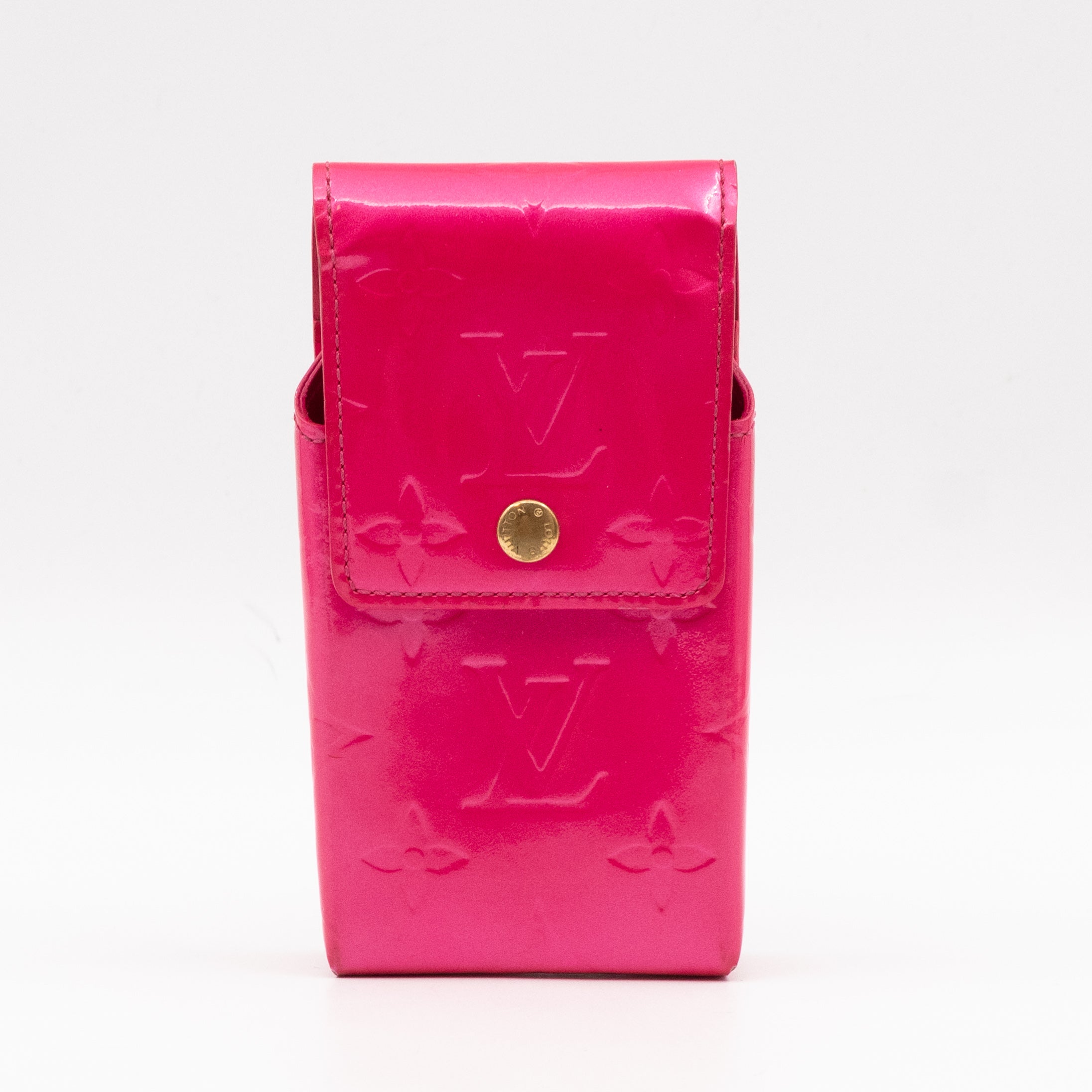 Cigarette Case Pink Vernis Leather