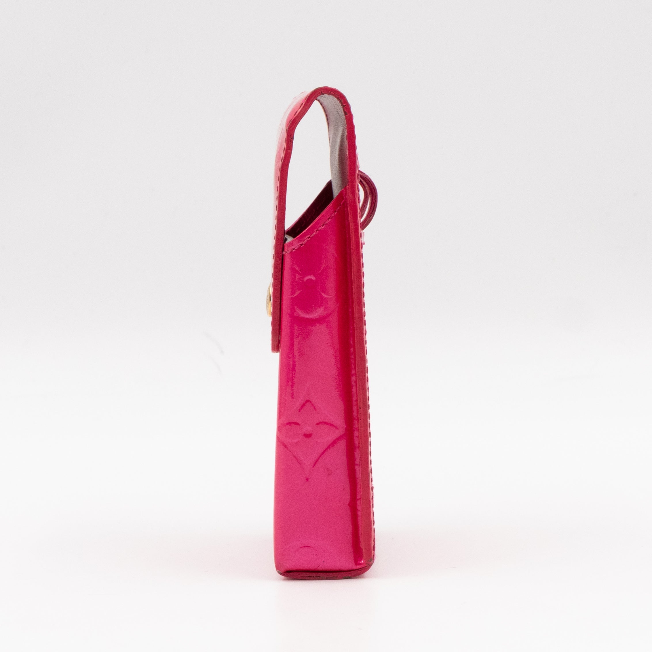 Cigarette Case Pink Vernis Leather