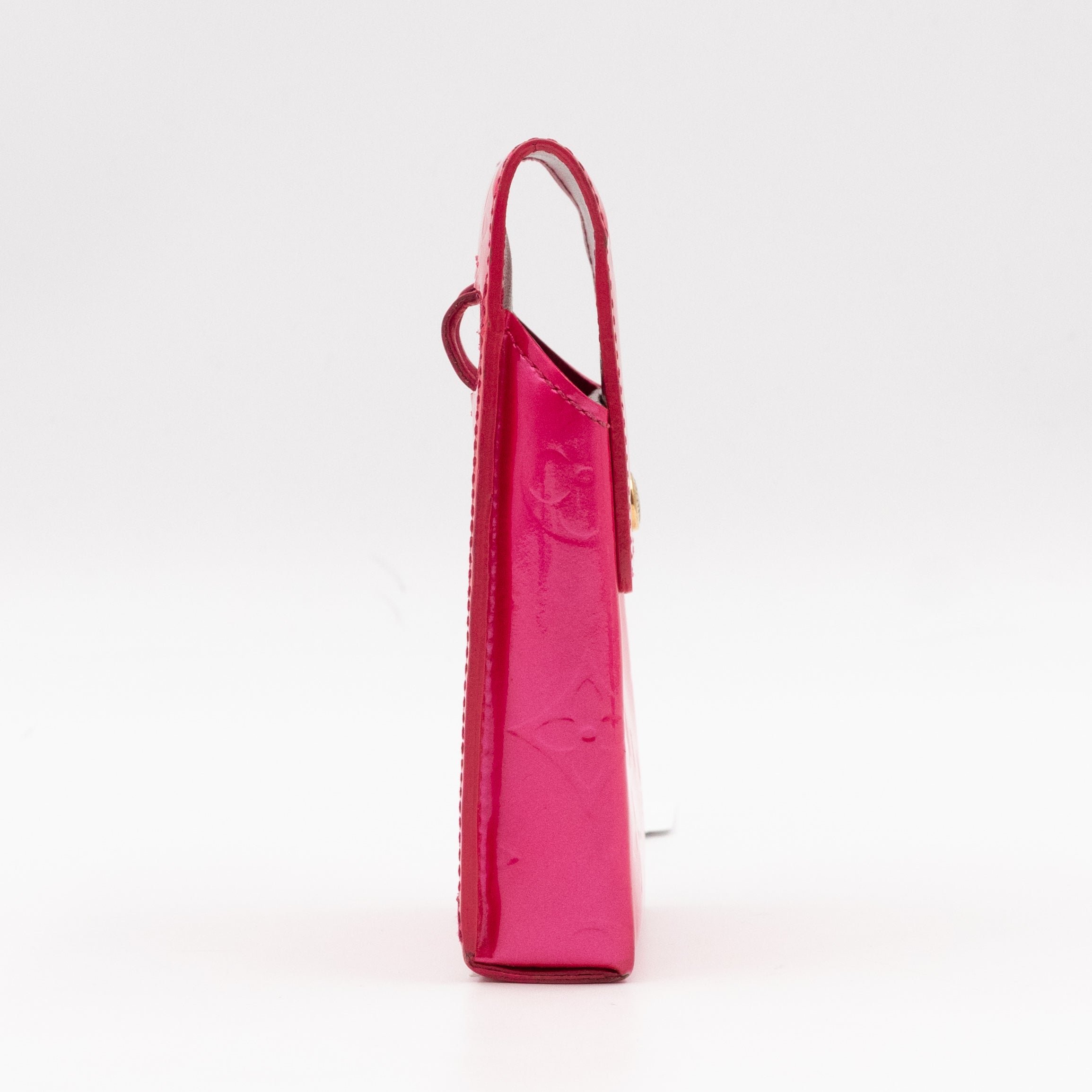 Cigarette Case Pink Vernis Leather