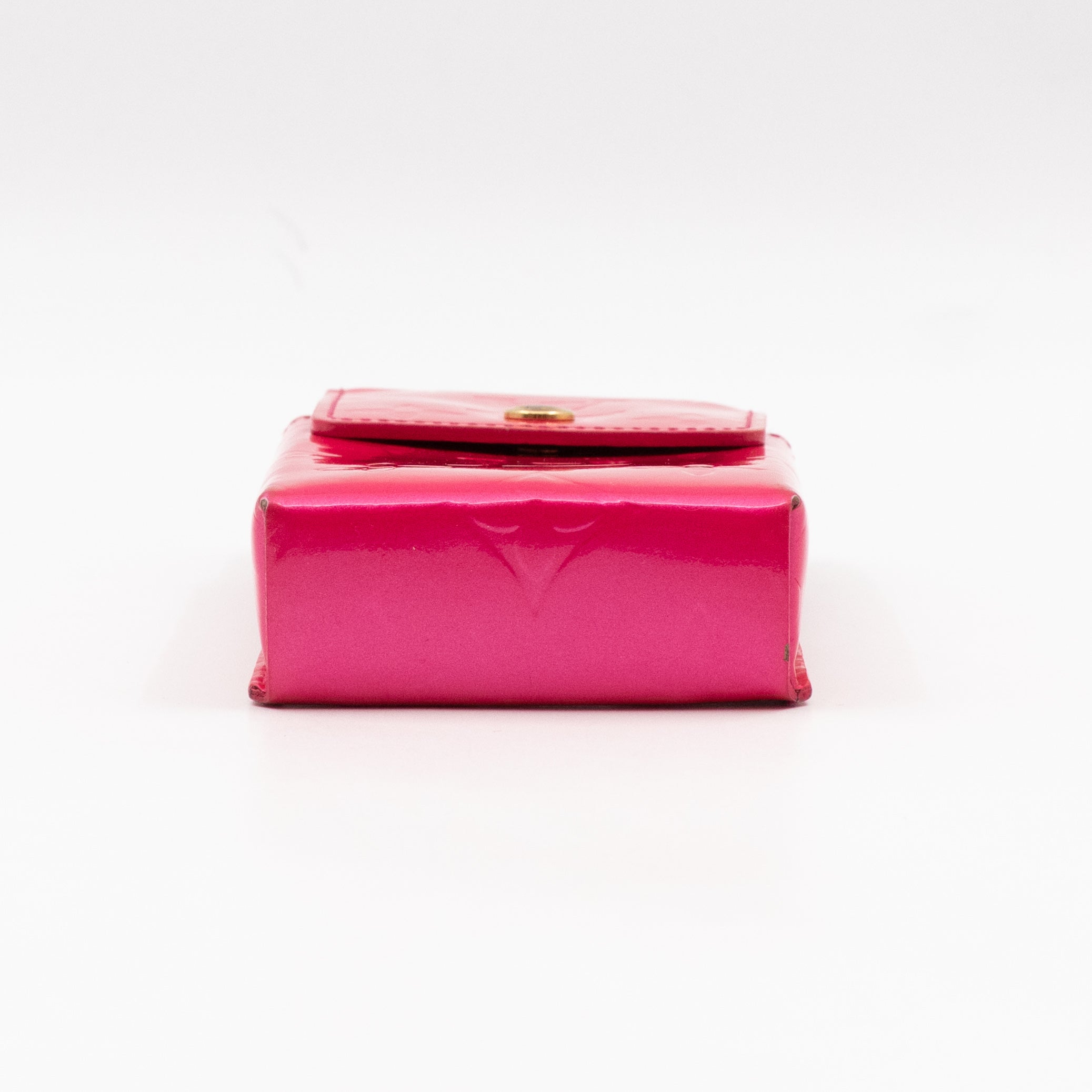 Cigarette Case Pink Vernis Leather