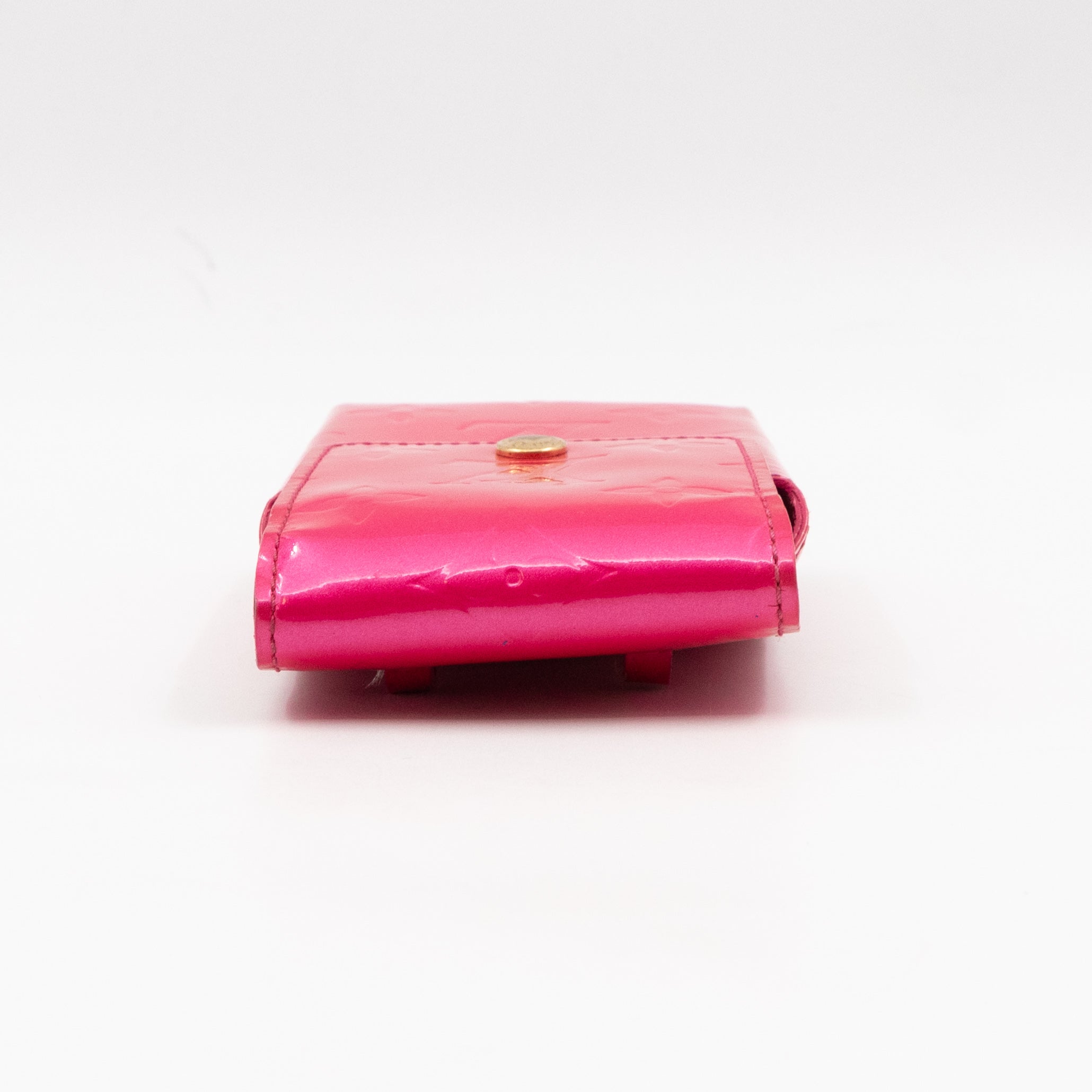 Cigarette Case Pink Vernis Leather