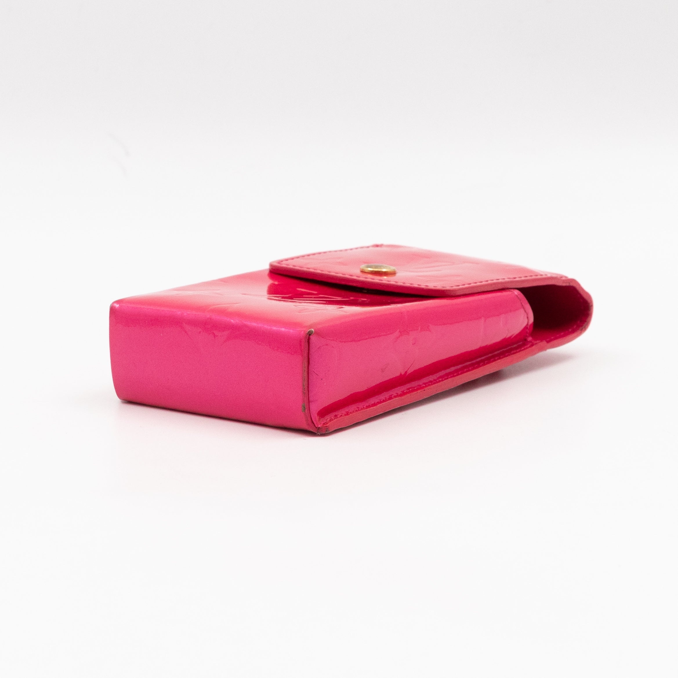 Cigarette Case Pink Vernis Leather