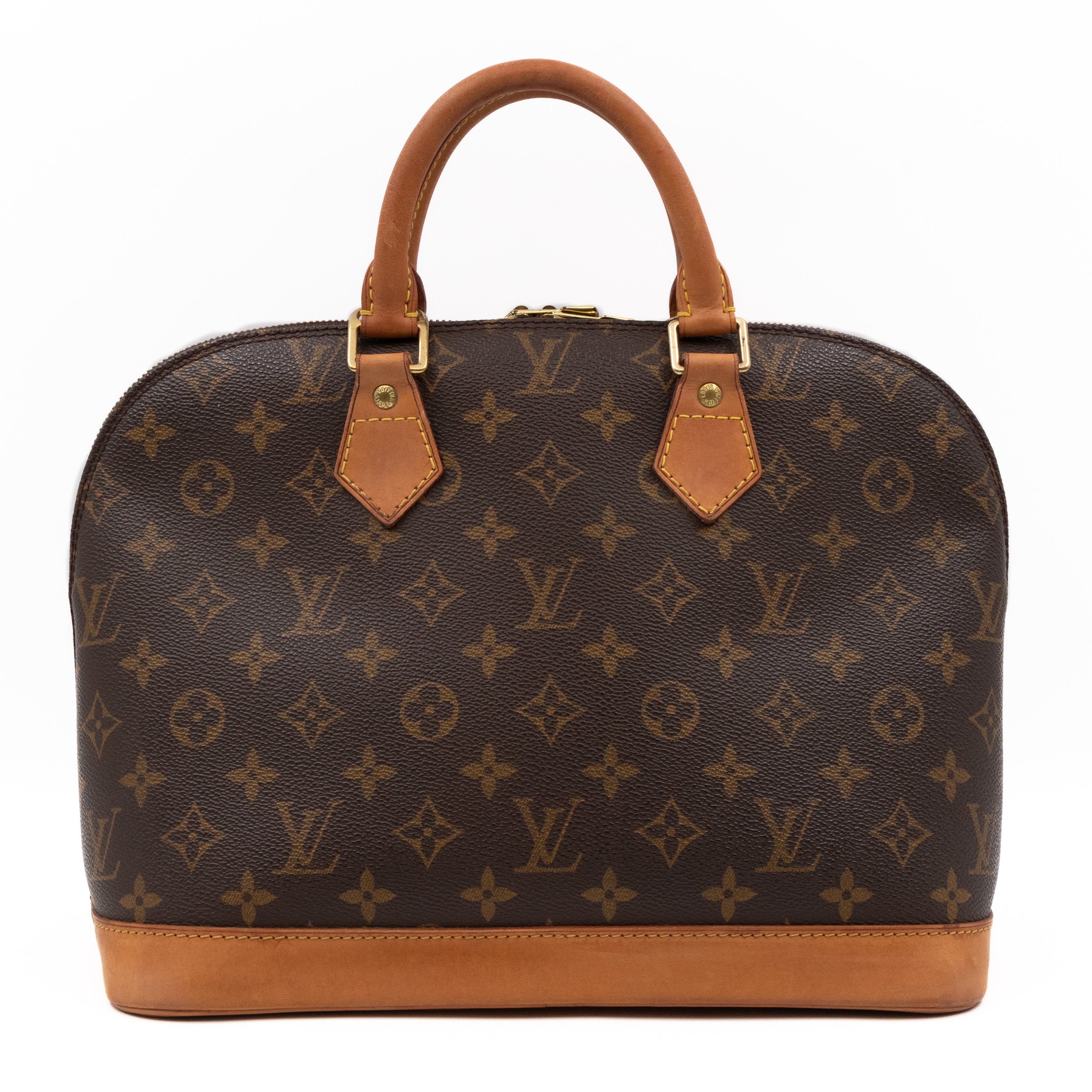 Louis Vuitton Brown Monogram Canvas Alma Pm Bag