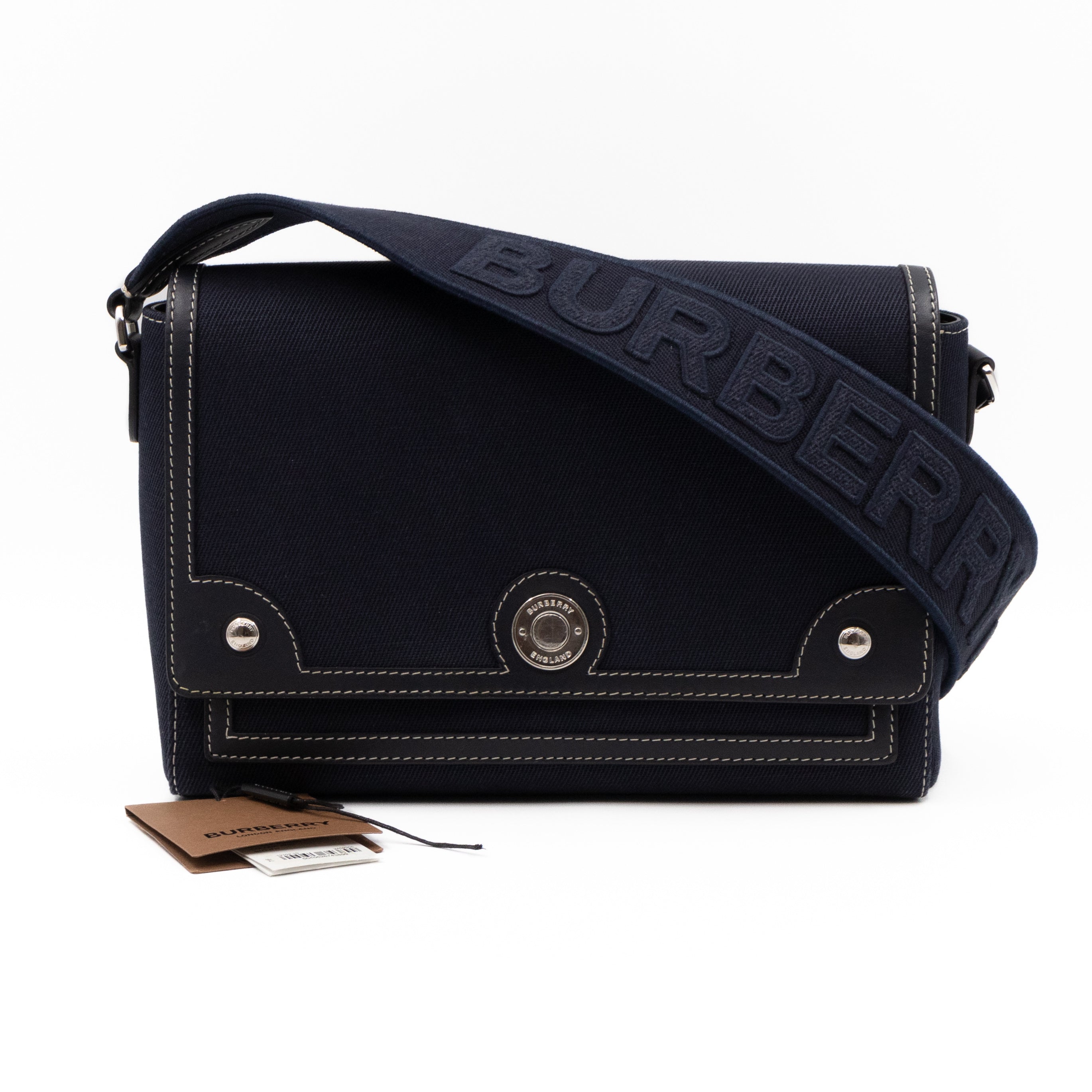 Note Shoulder Bag Navy Denim