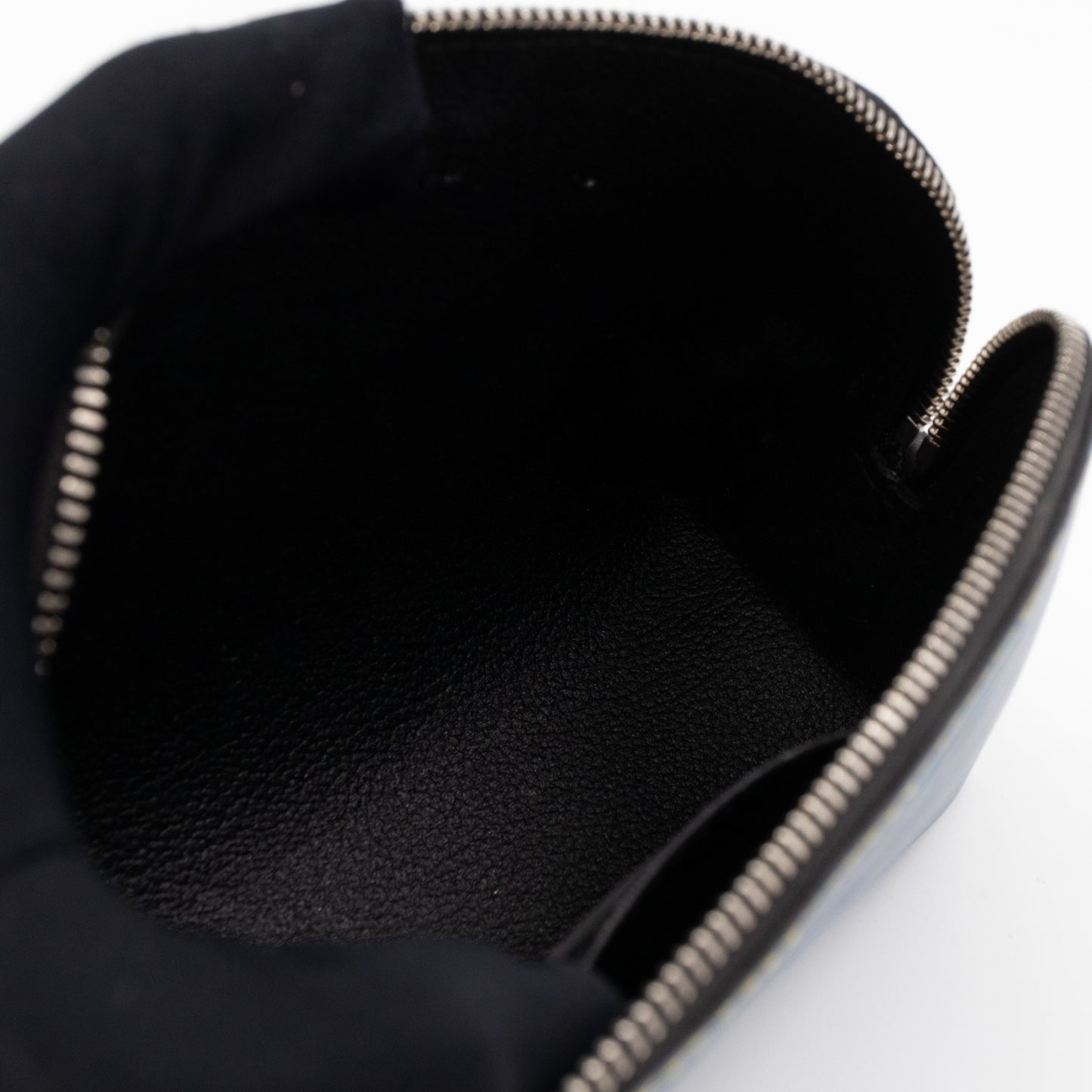 Cosmetic Pouch PM Epi Leather Denim Blue
