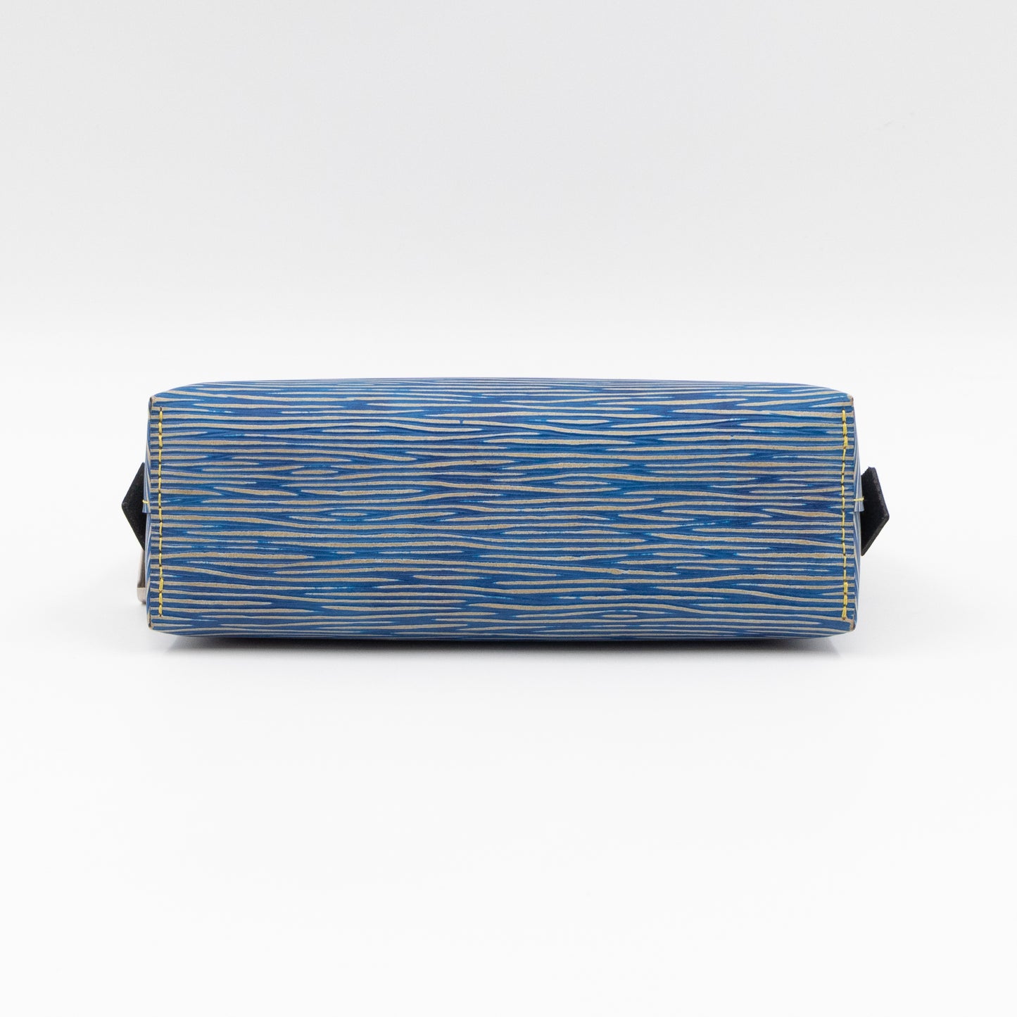 Cosmetic Pouch PM Epi Leather Denim Blue