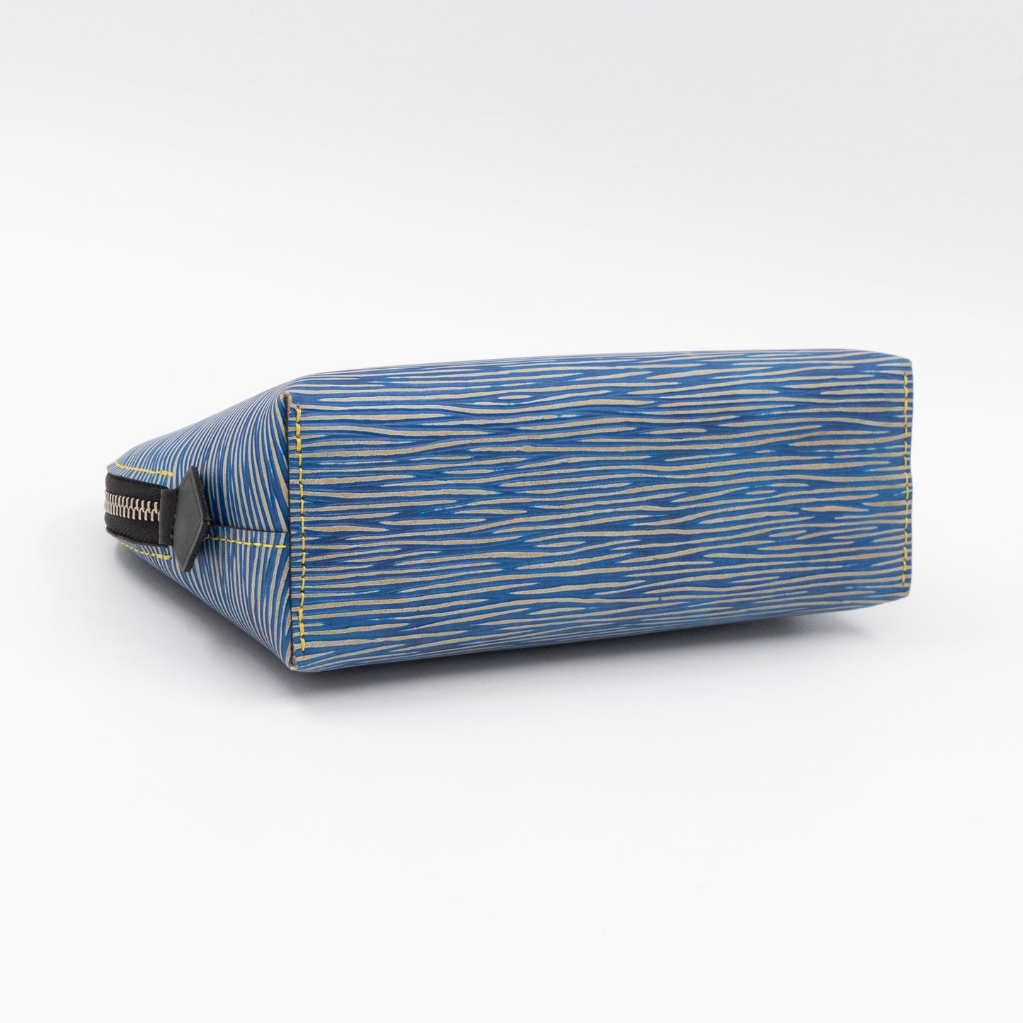 Cosmetic Pouch PM Epi Leather Denim Blue