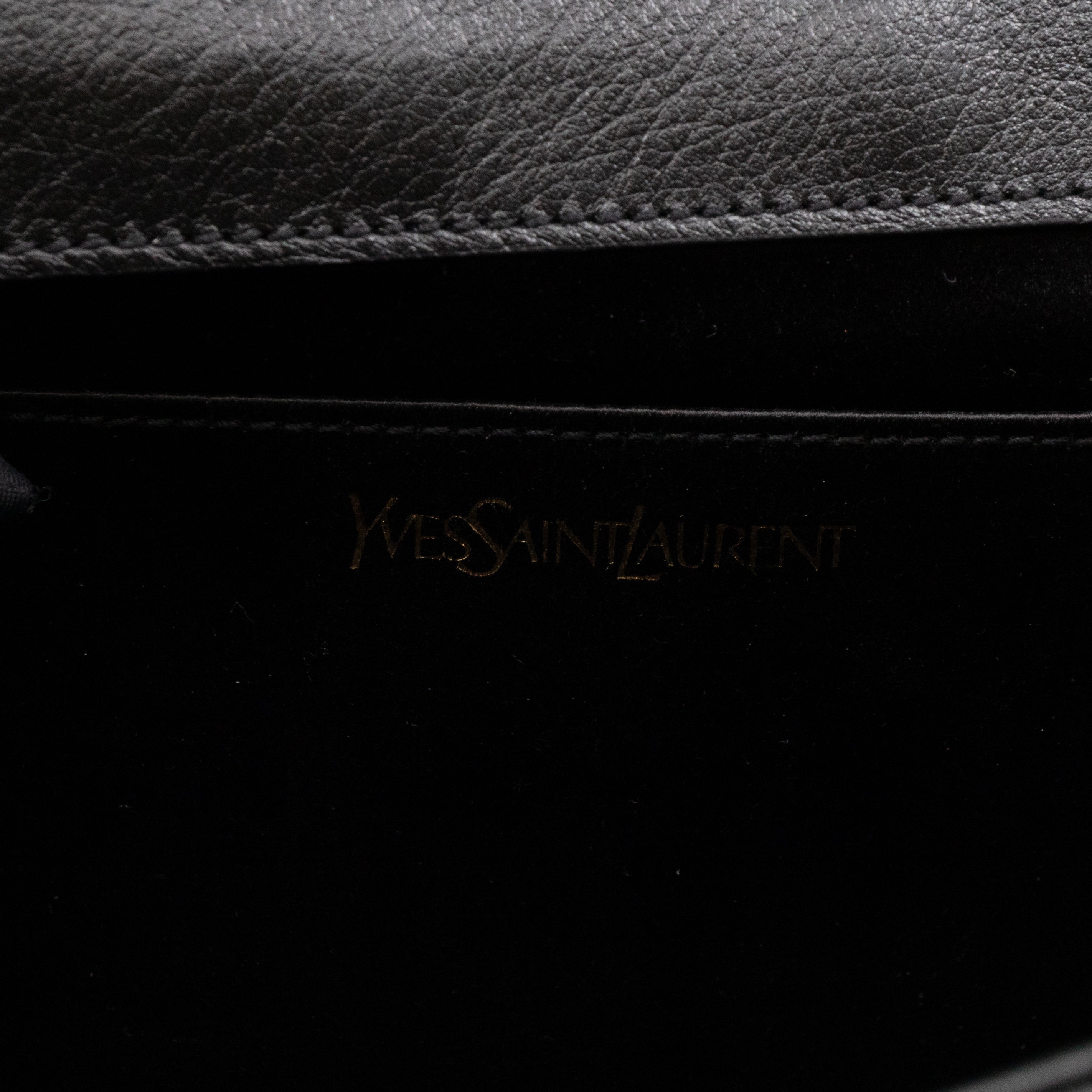 Belle De Jour Clutch Large Leather Black