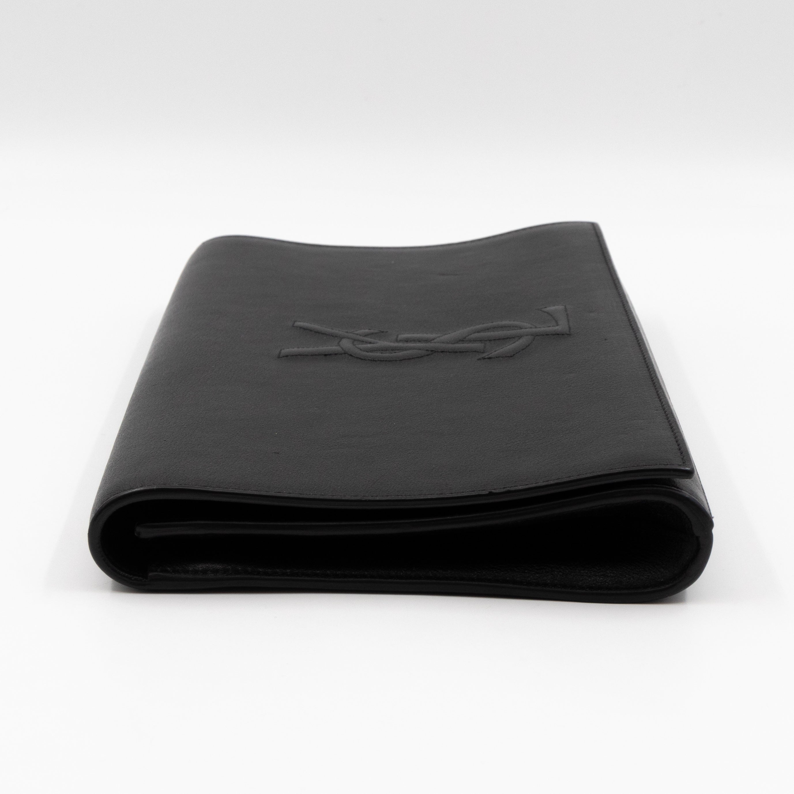 Belle De Jour Clutch Large Leather Black