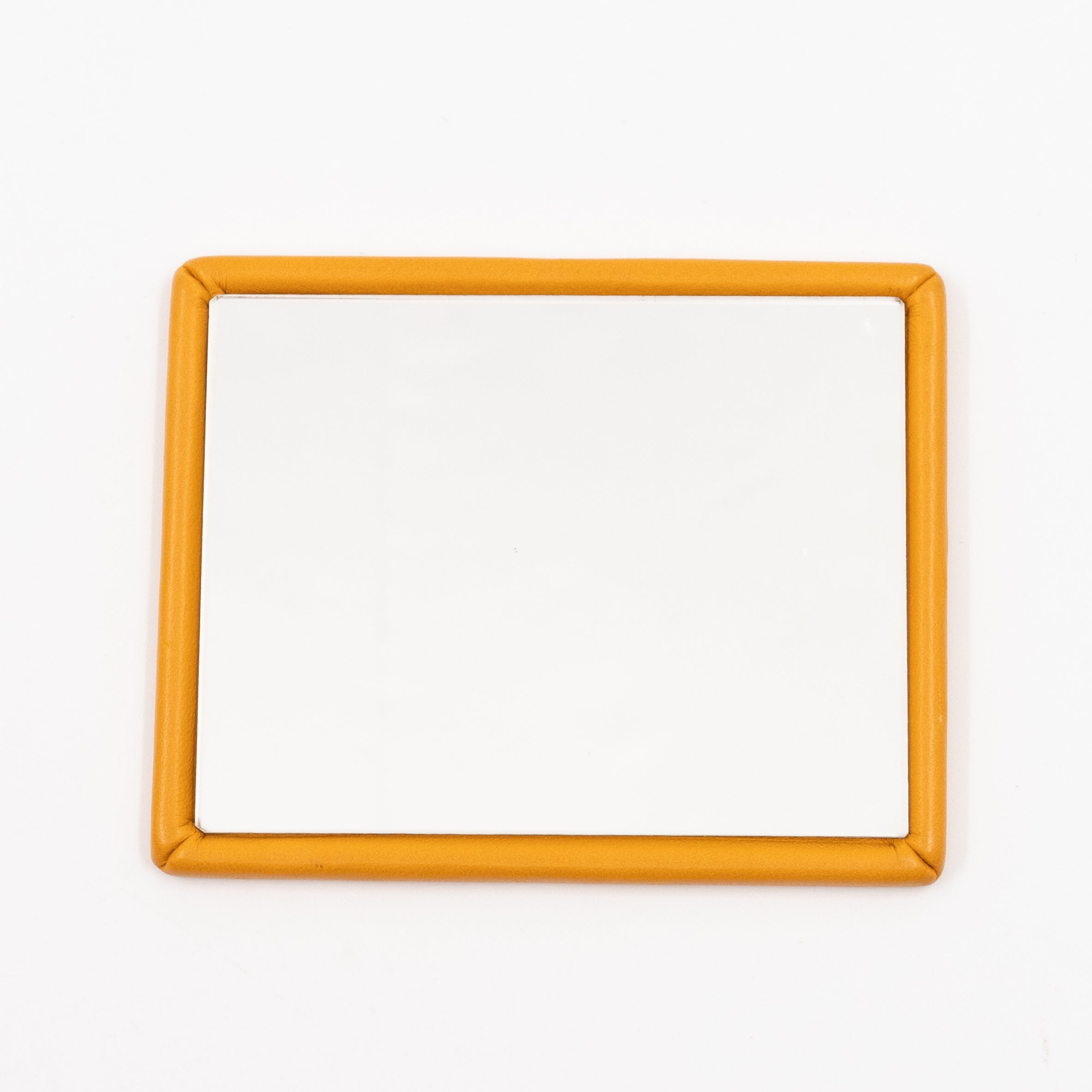 Drawstring Flap Crossbody Bag Intrecciato Yellow Leather