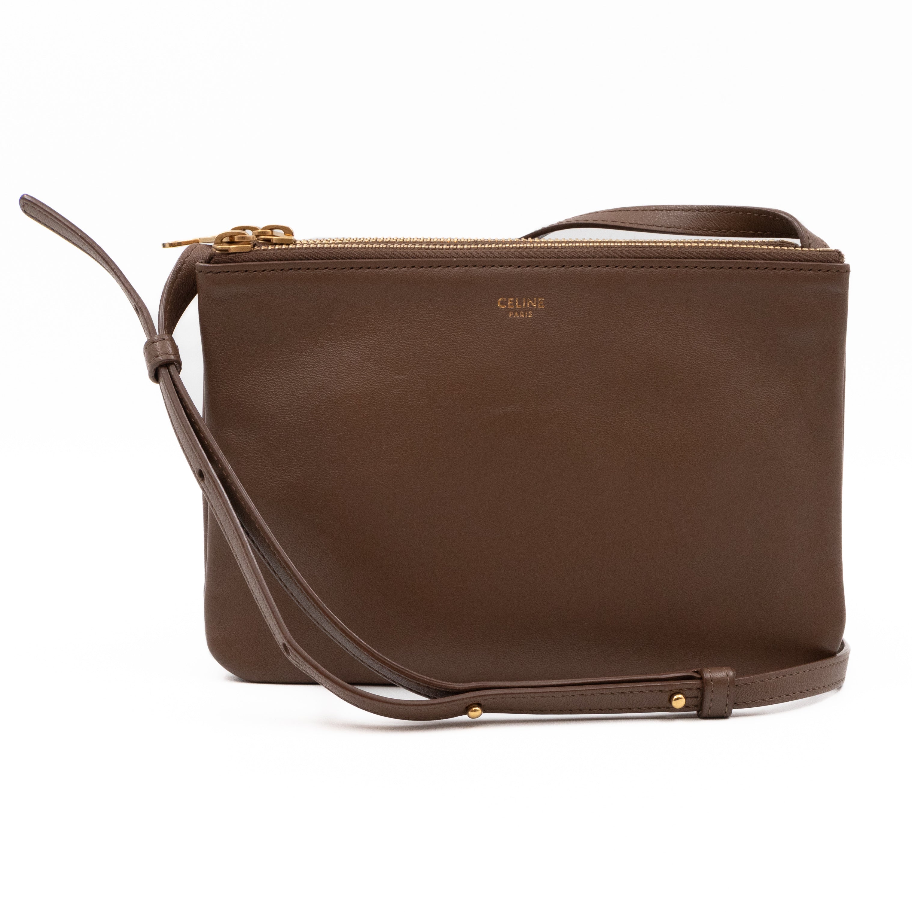 Shoulder Bag Celine Trio Price Celine Trio Bag Brown Leather