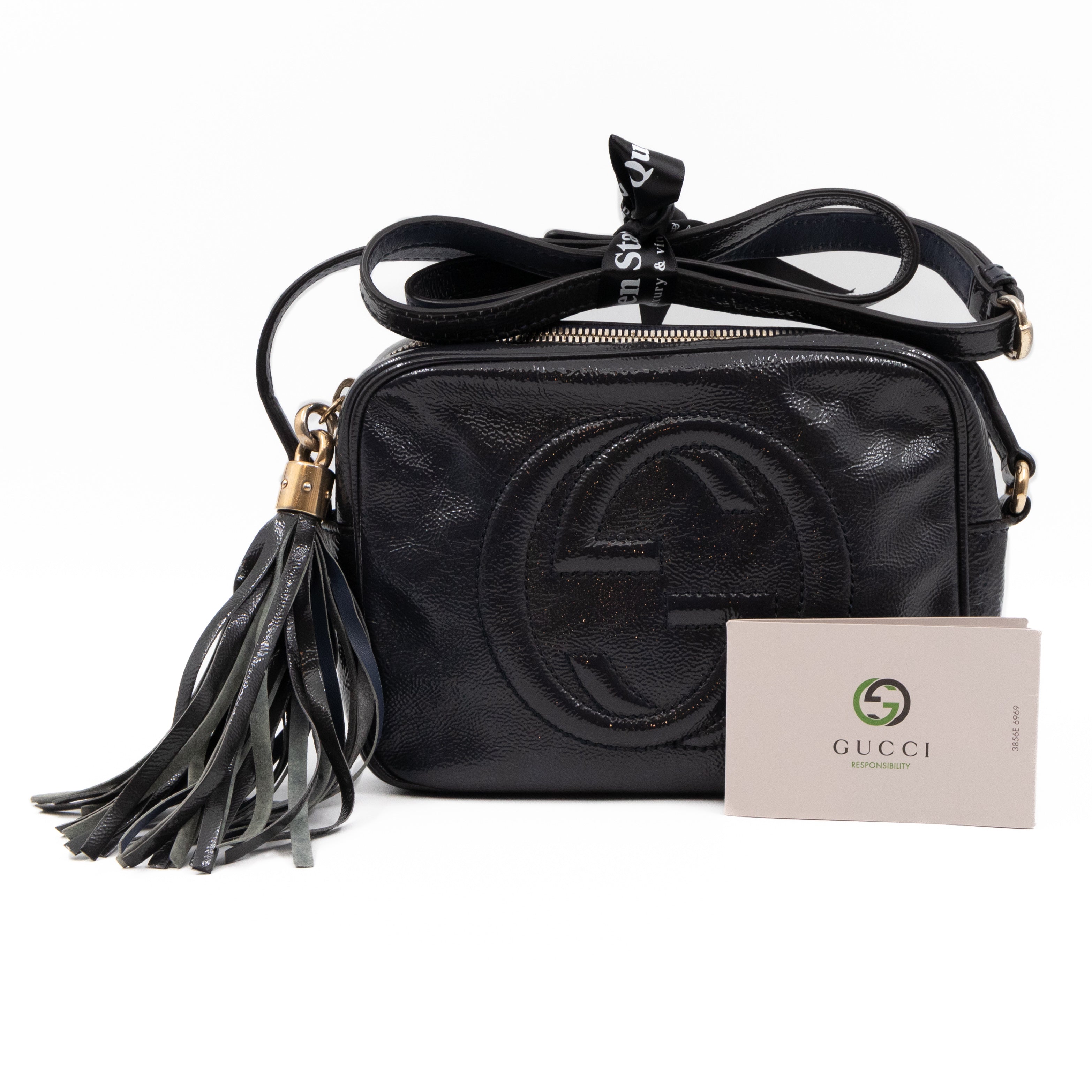 Disco Soho Dark Blue Patent Leather