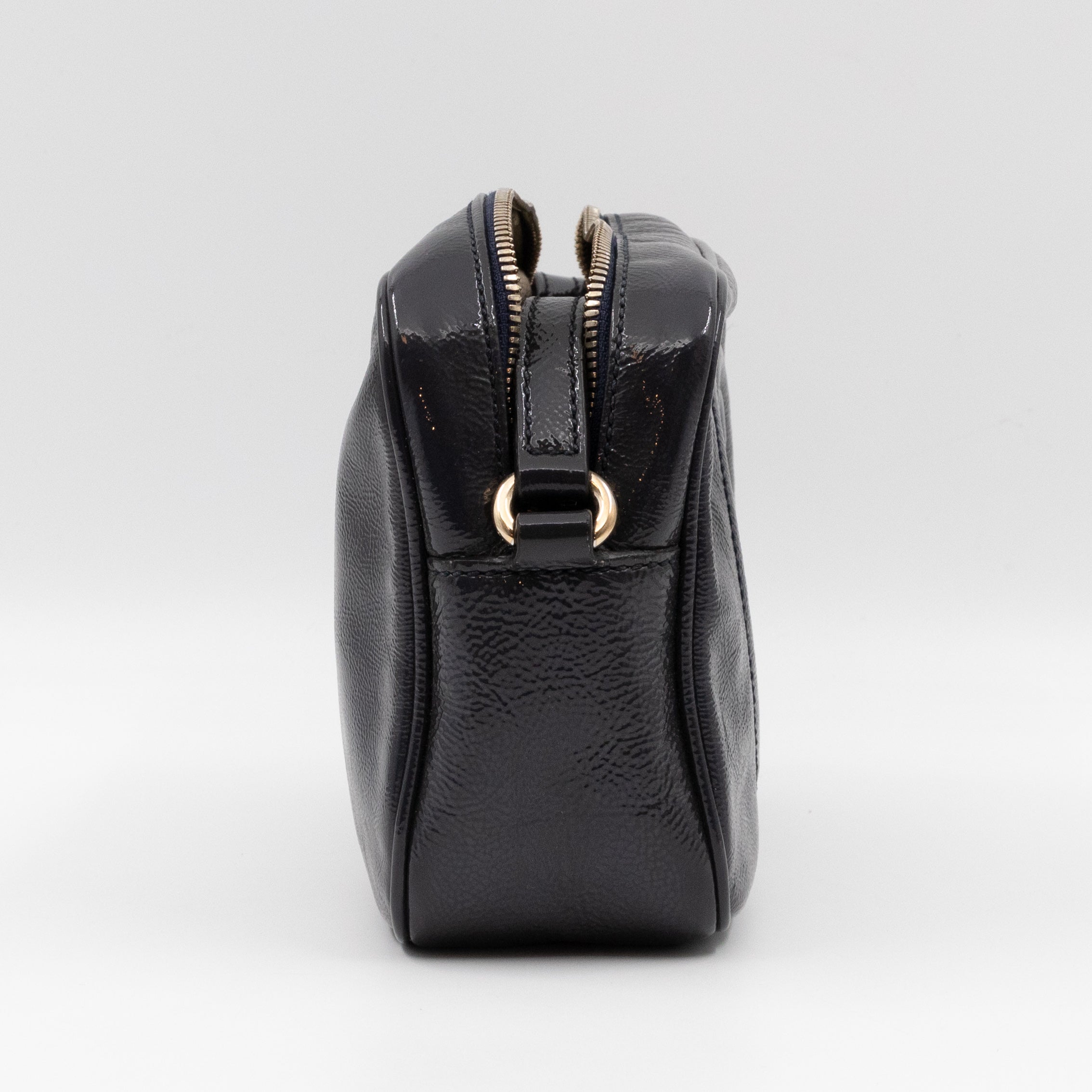 Disco Soho Dark Blue Patent Leather