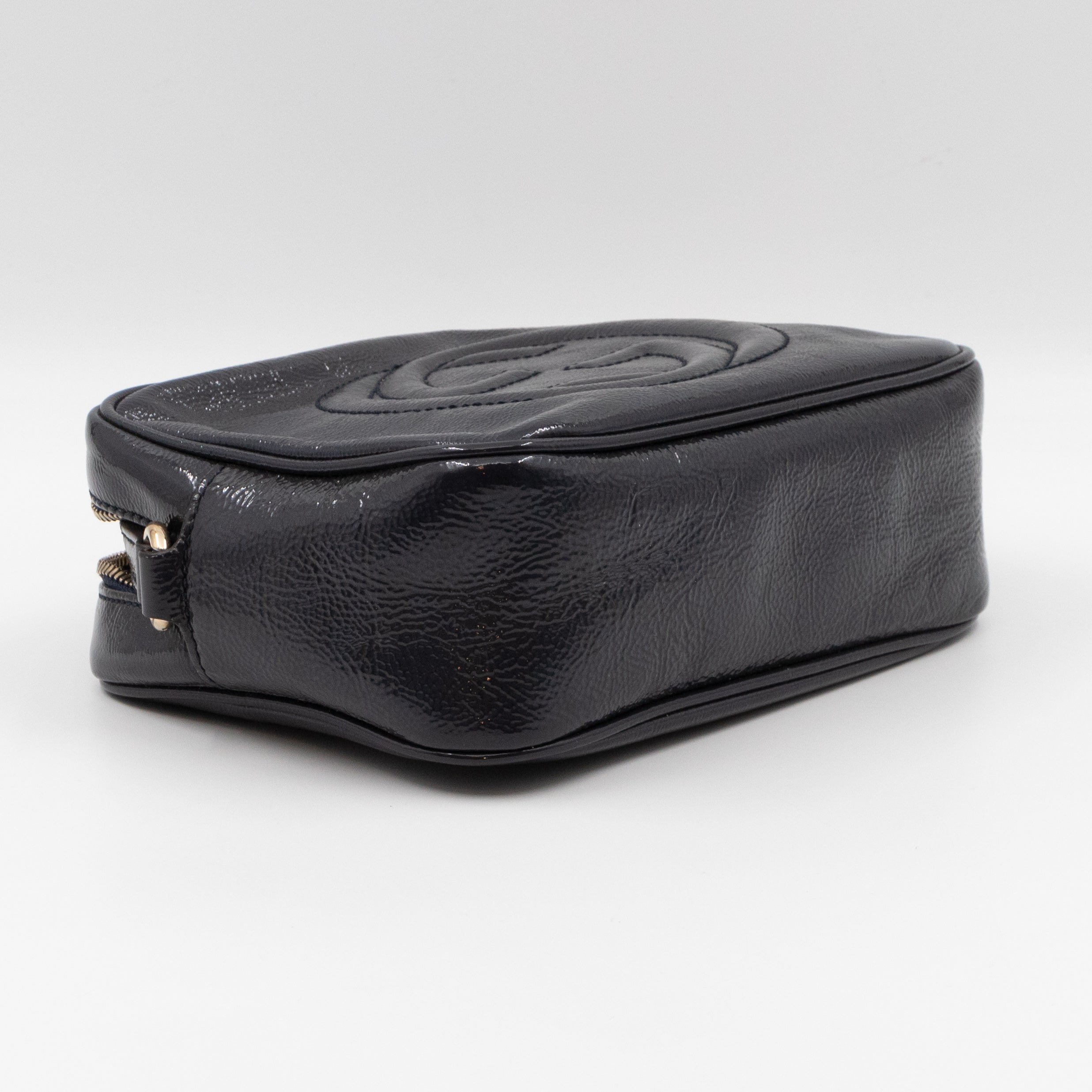 Disco Soho Dark Blue Patent Leather