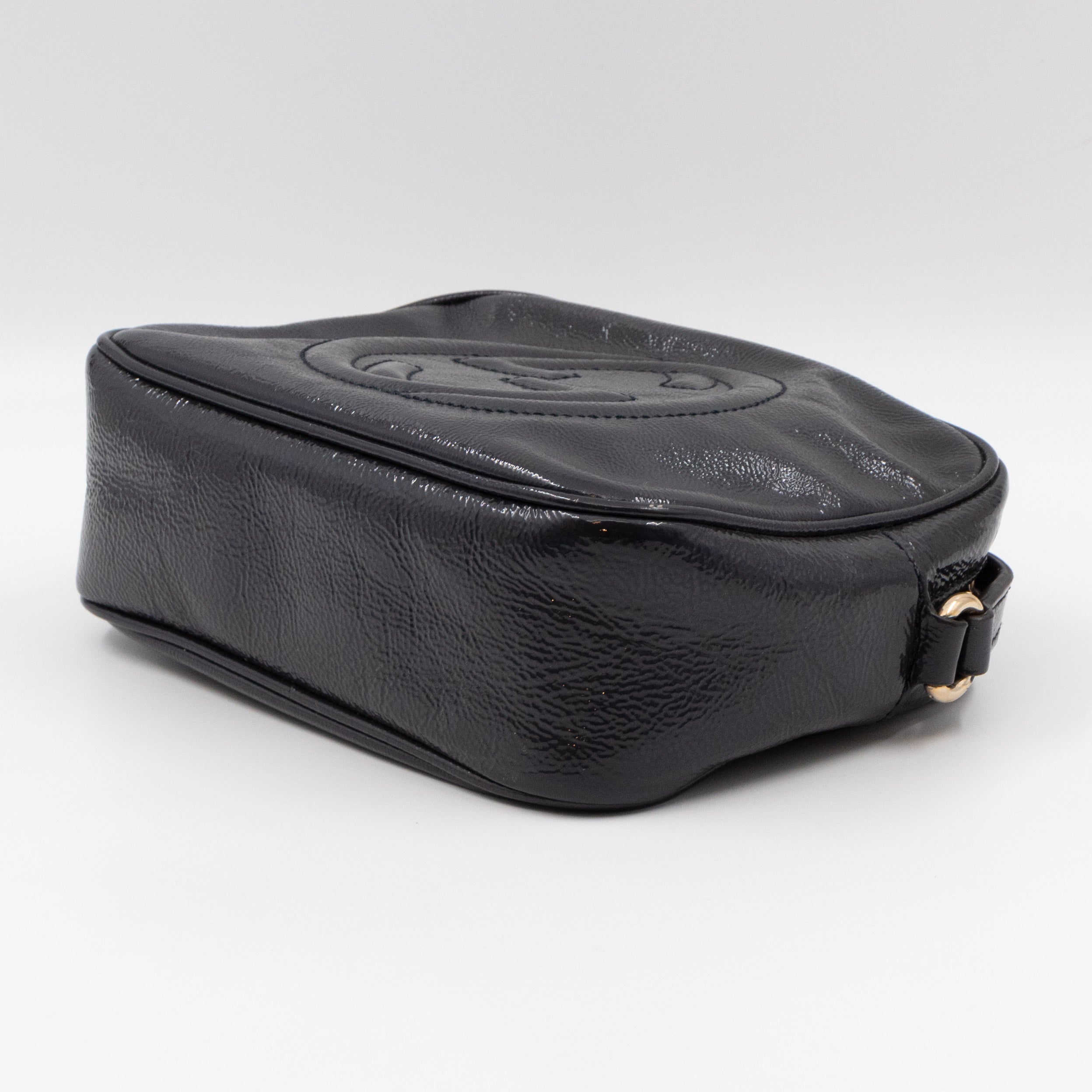 Disco Soho Dark Blue Patent Leather