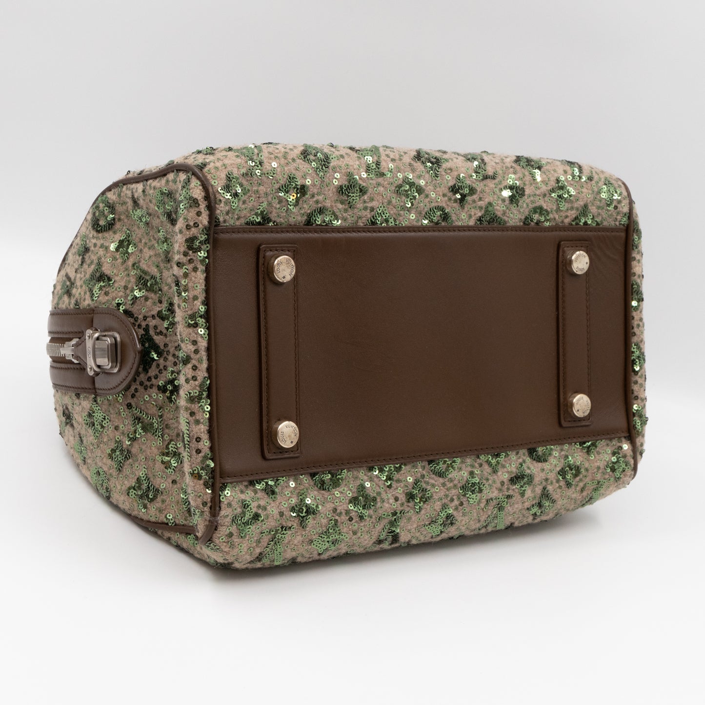 Sunshine Express Speedy 30 Monogram Sequin Green