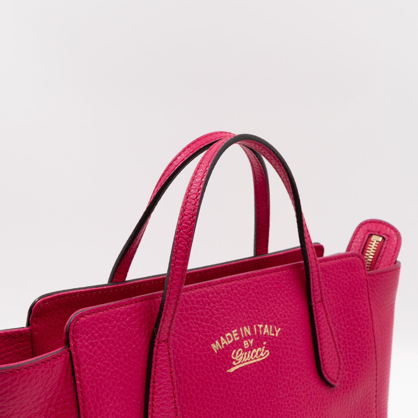 Swing Mini Pink Leather Bag