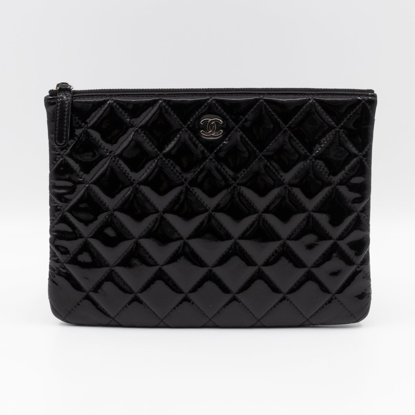 Classic Medium O Case Black Patent Leather
