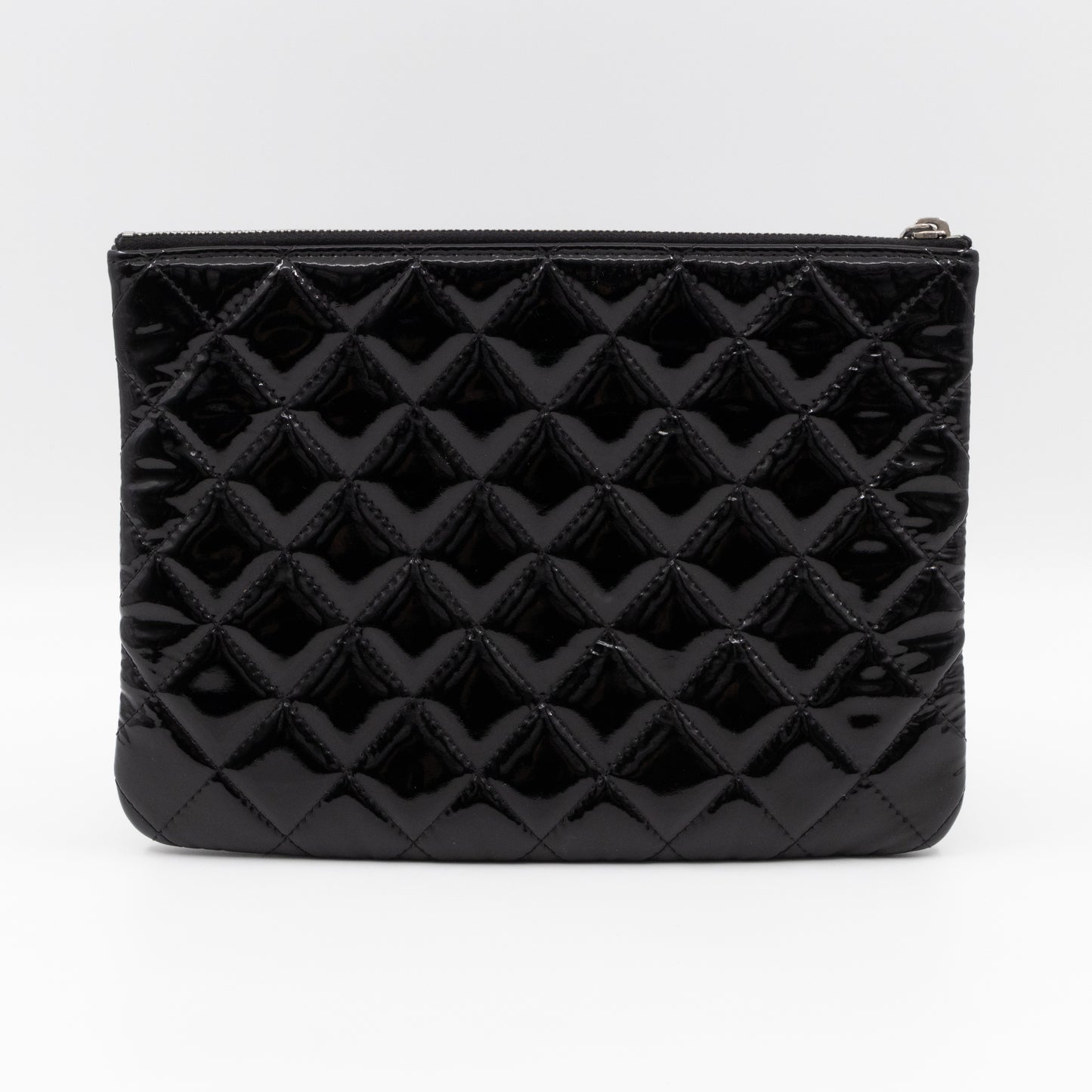 Classic Medium O Case Black Patent Leather