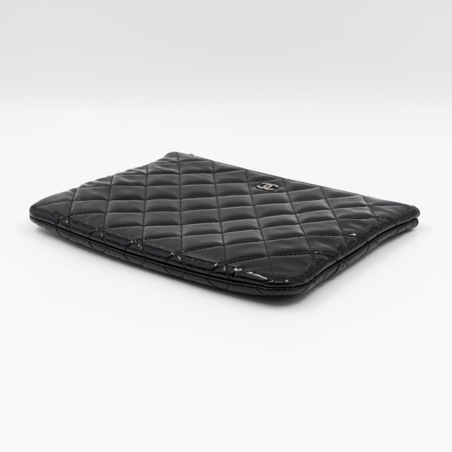 Classic Medium O Case Black Patent Leather