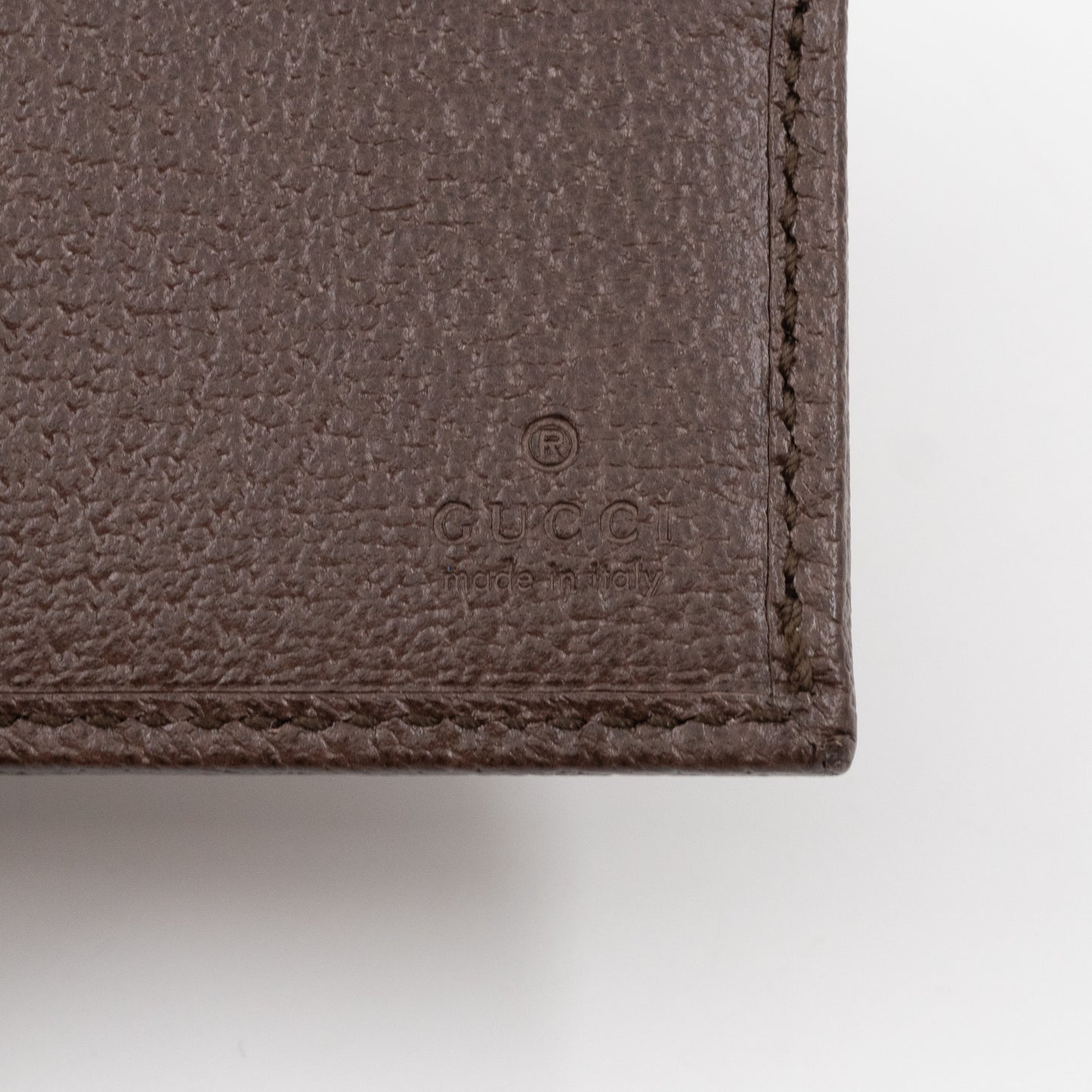 Gucci 100 Bi-Fold Wallet Brown Leather