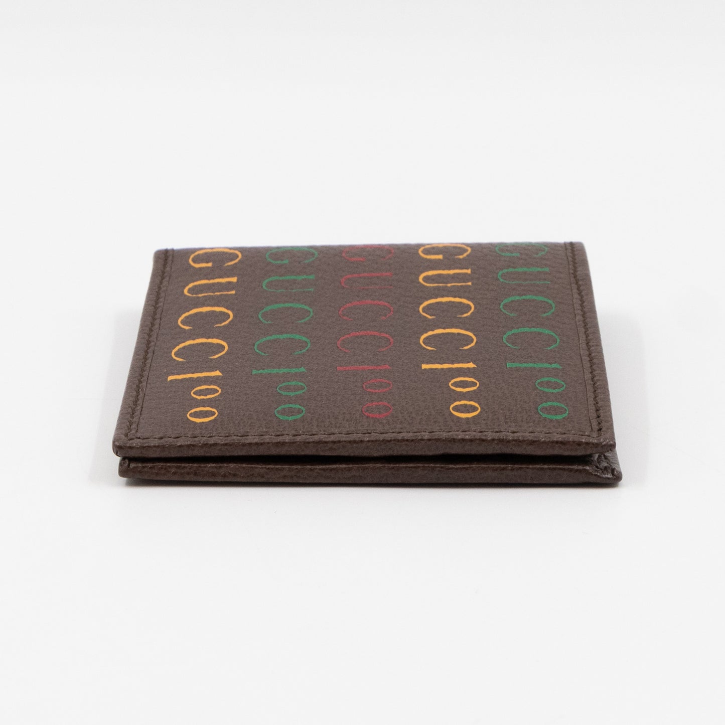 Gucci 100 Bi-Fold Wallet Brown Leather