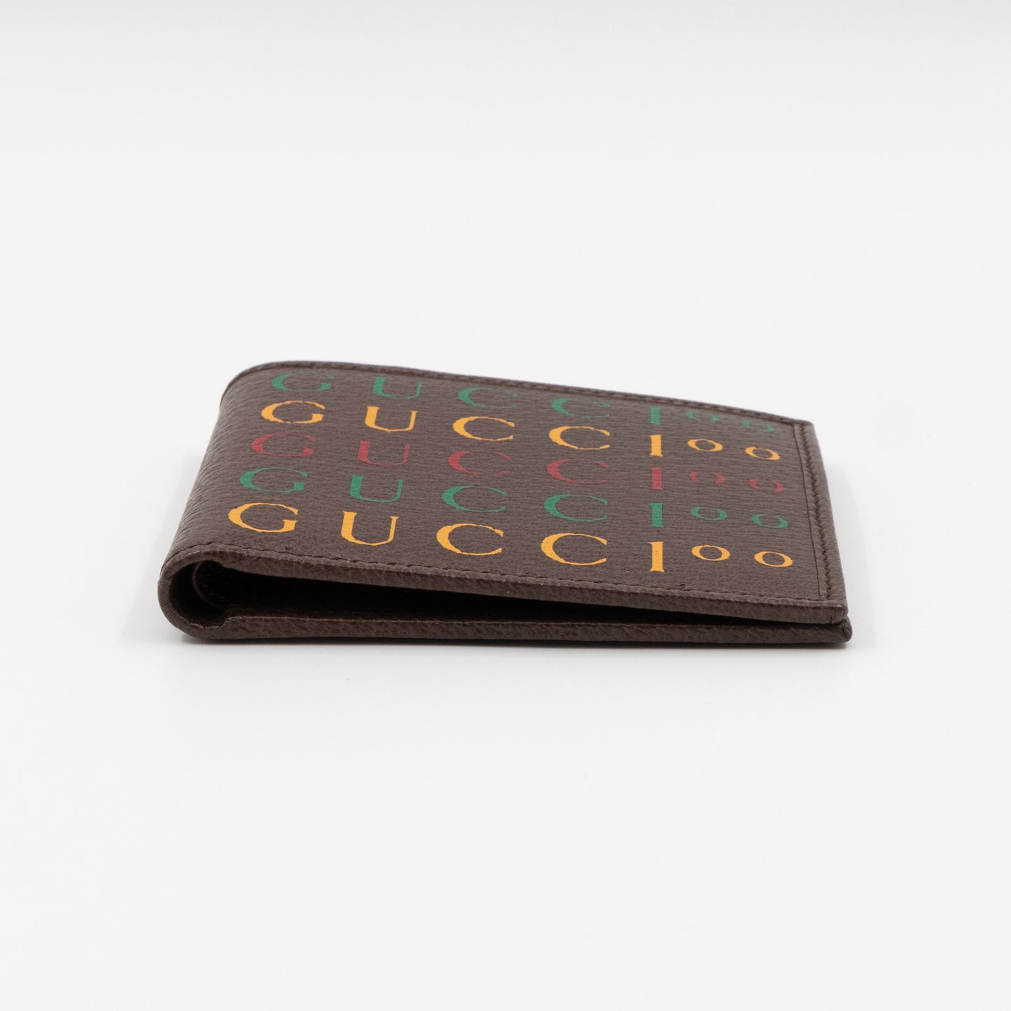 Gucci 100 Bi-Fold Wallet Brown Leather