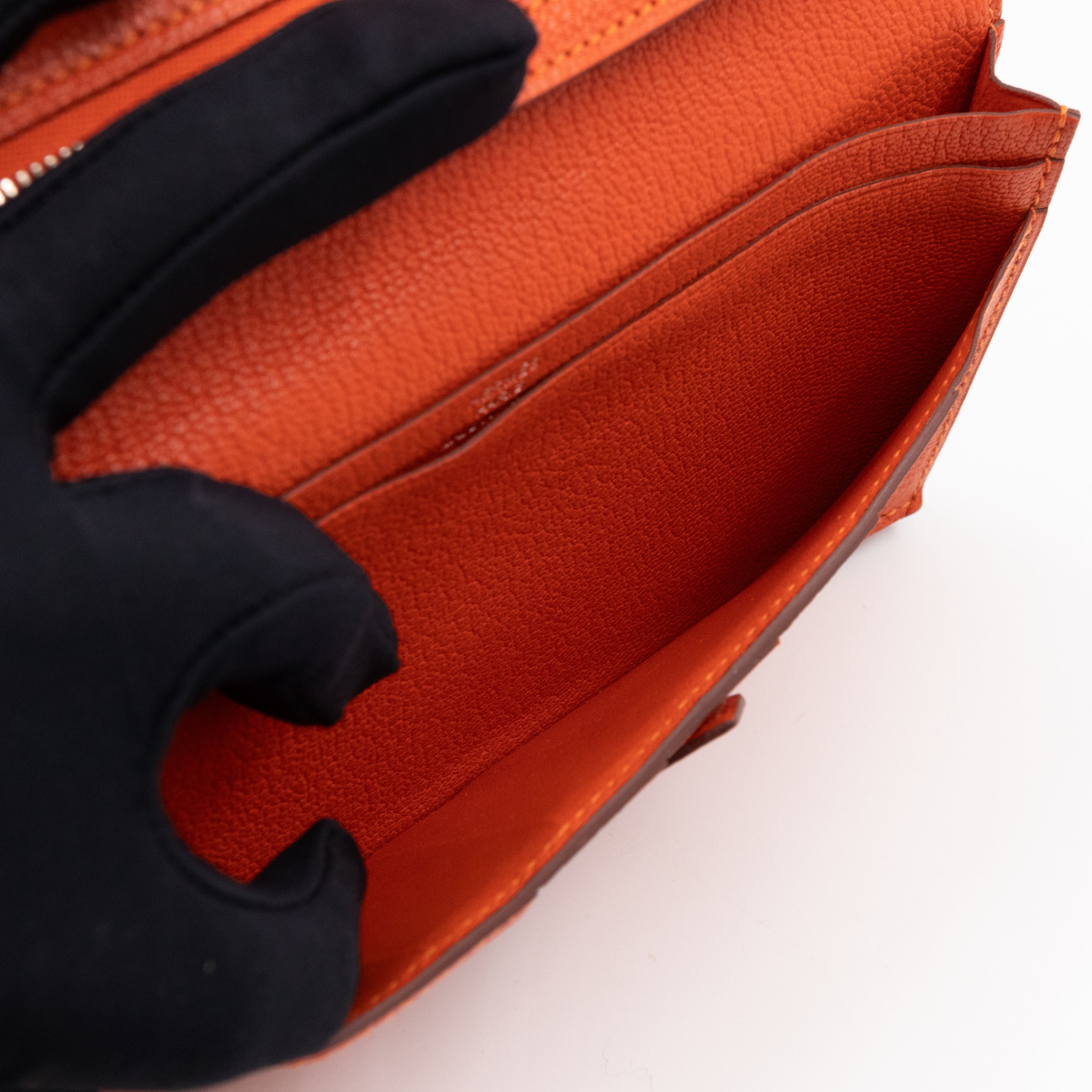 Bearn Wallet Orange Leather